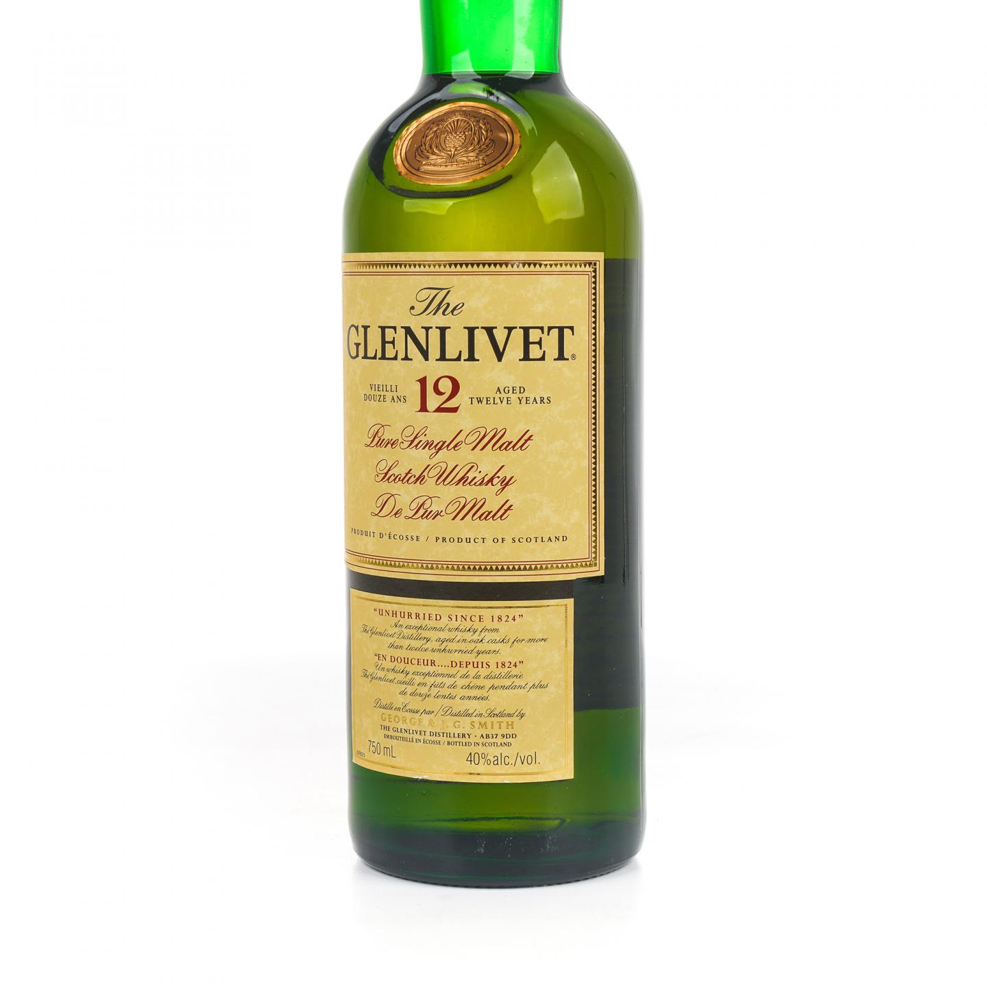 Glenlivet 格兰威特 12年 Geogre & J.G. Smith 750ml