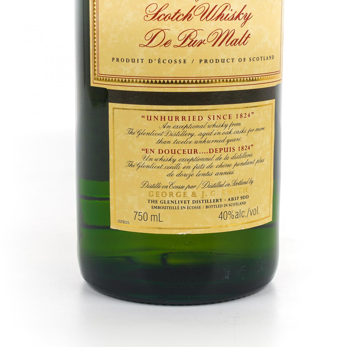 Glenlivet 格兰威特 12年 Geogre & J.G. Smith 750ml