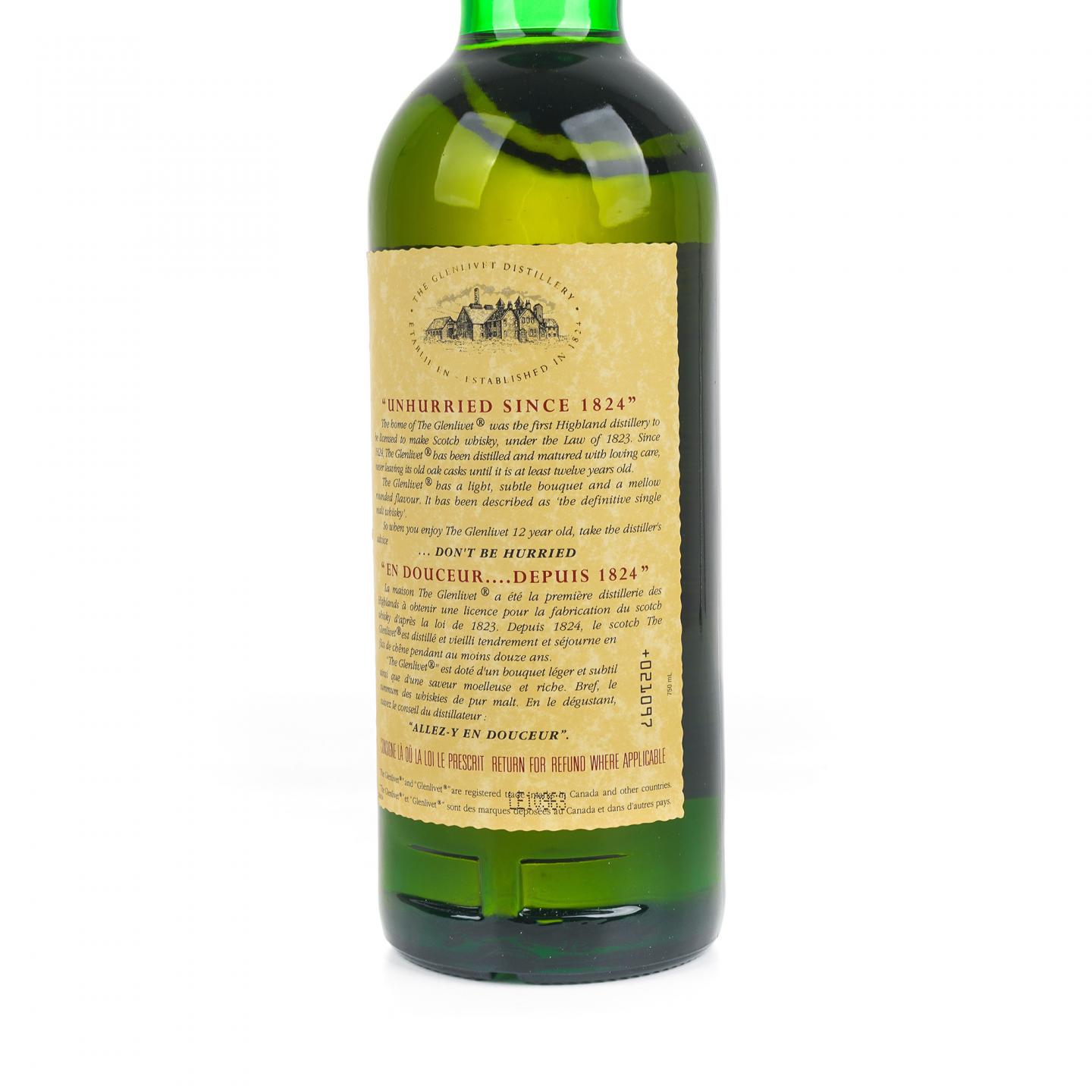 Glenlivet 格兰威特 12年 Geogre & J.G. Smith 750ml