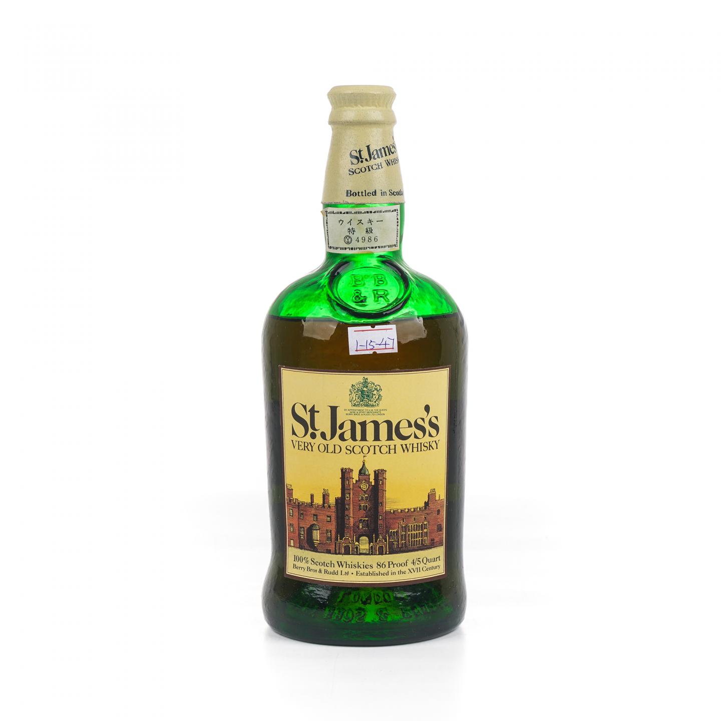 St. James's 特级 调和威士忌 Berry Bros & Rudd 760ml