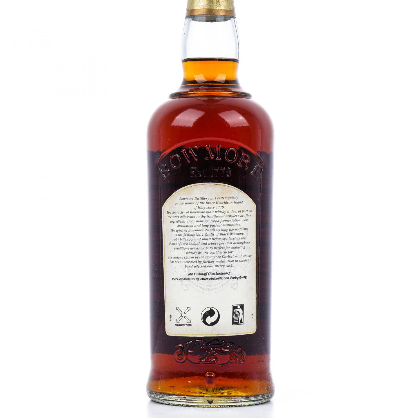 Bowmore 波摩 海鸥标 Darkest 700ml