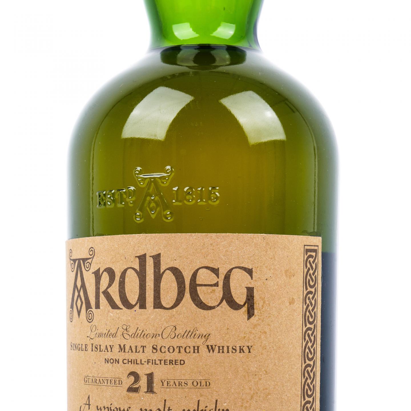 Ardbeg 阿贝 21年 2001 会员版 桶强