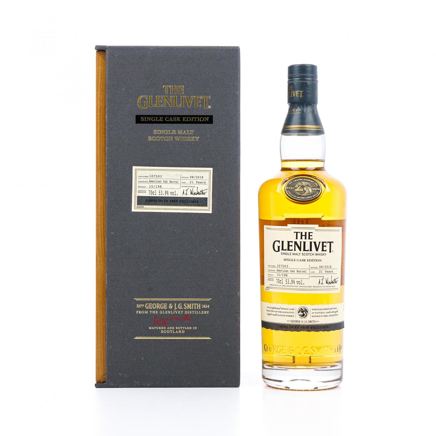 Glenlivet 格兰威特 21年 2018 单桶#107503