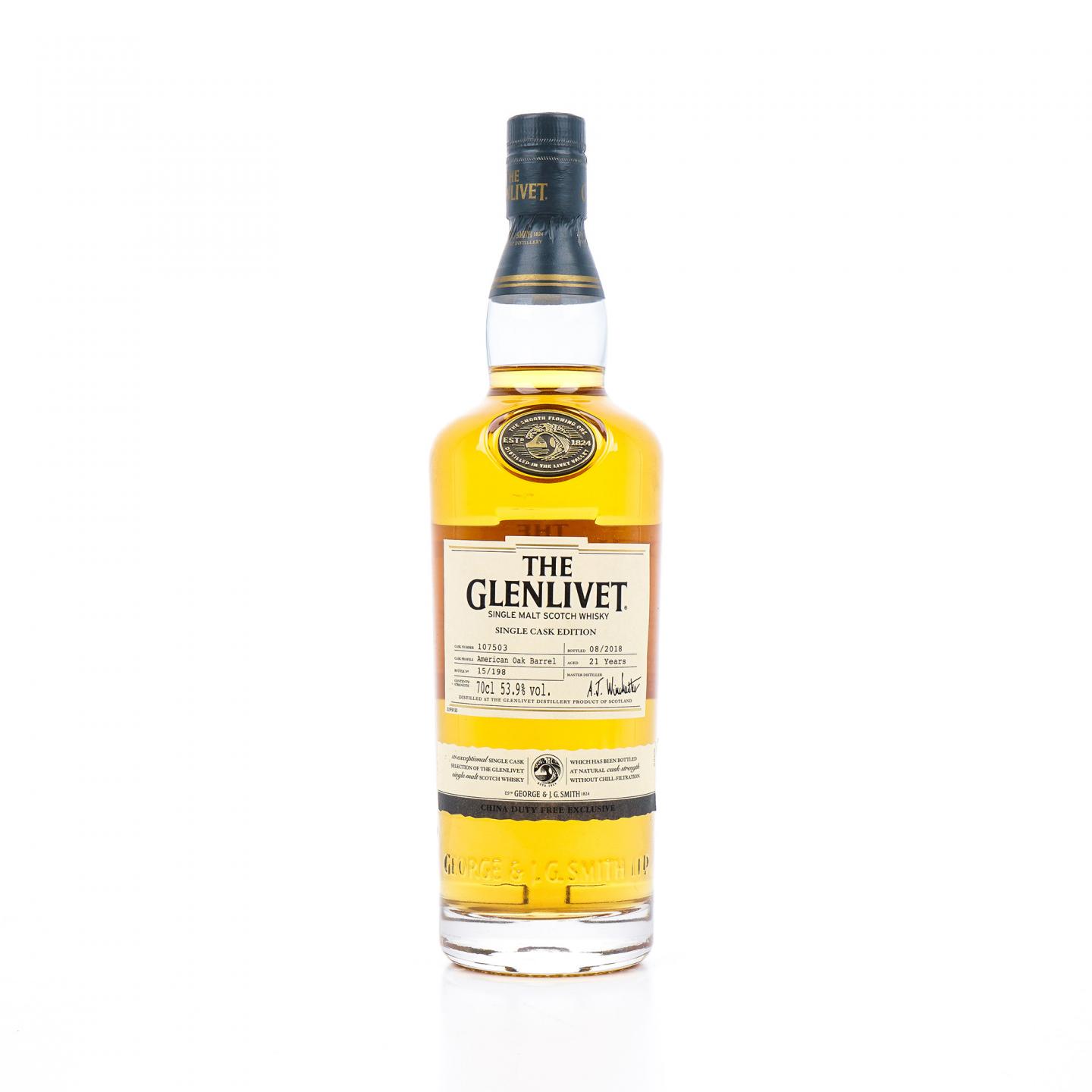 Glenlivet 格兰威特 21年 2018 单桶#107503