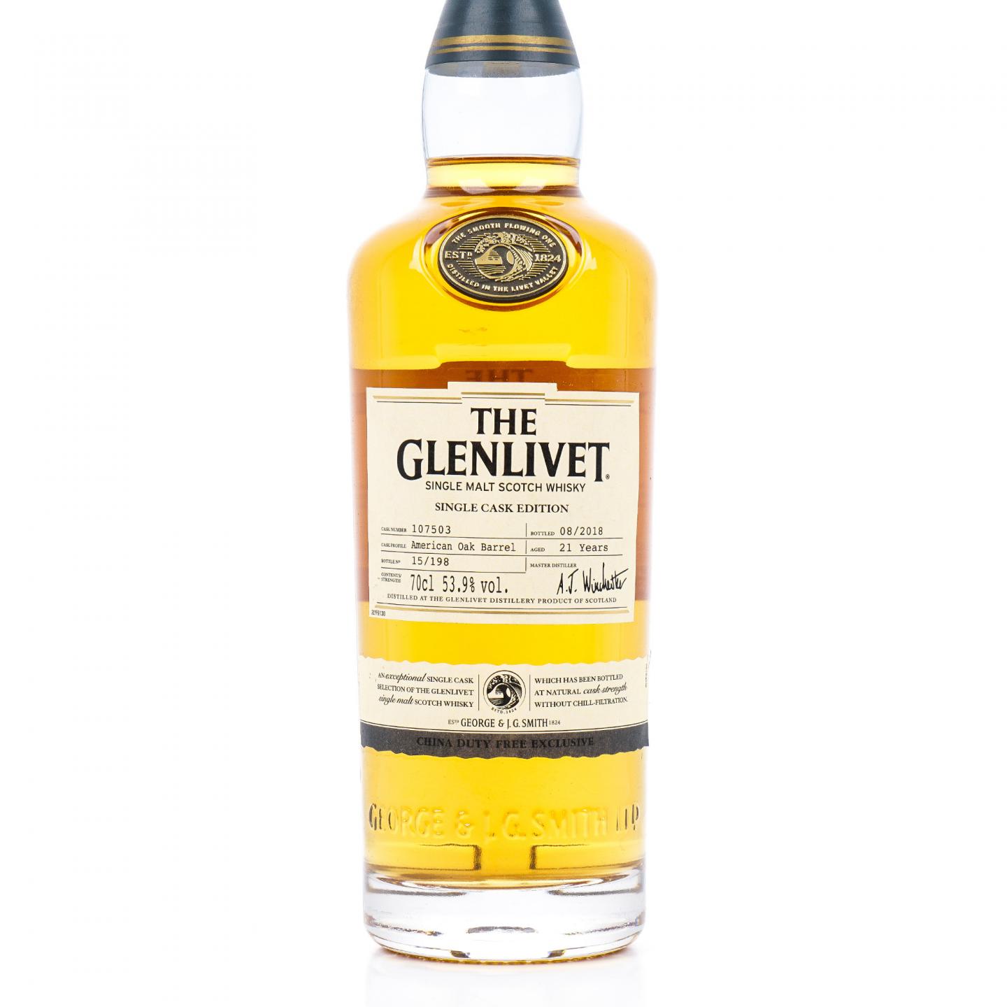 Glenlivet 格兰威特 21年 2018 单桶#107503