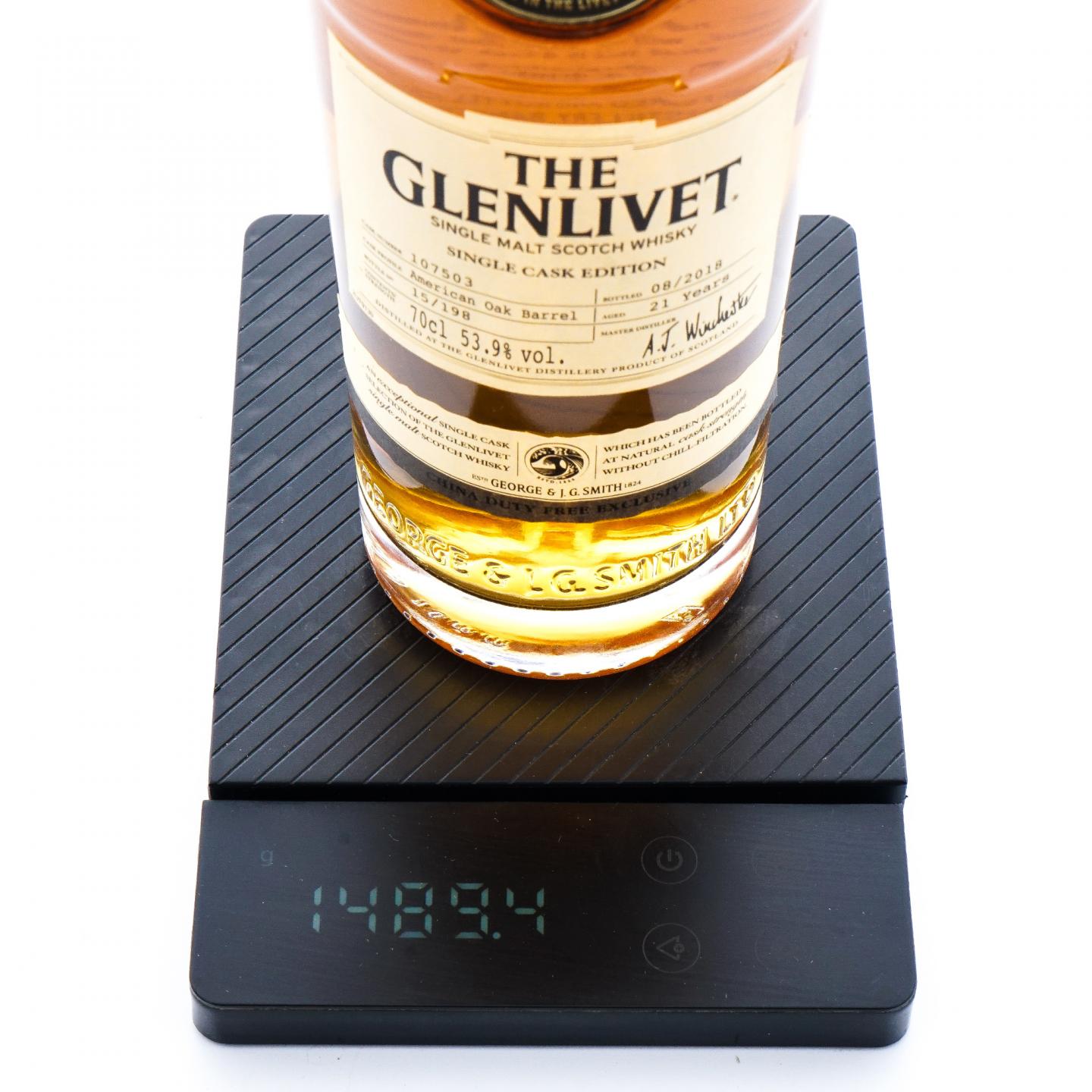 Glenlivet 格兰威特 21年 2018 单桶#107503