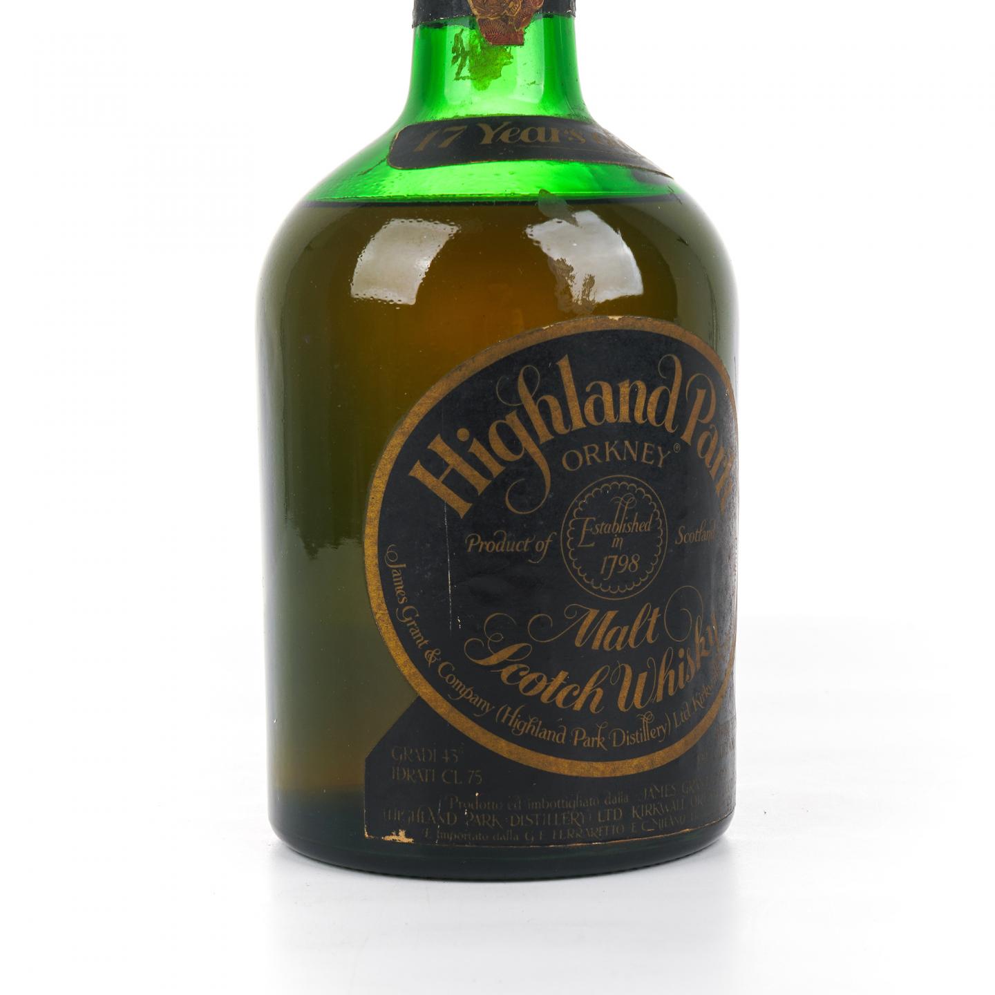 Highland Park 高原骑士 17年 意大利版 750ml