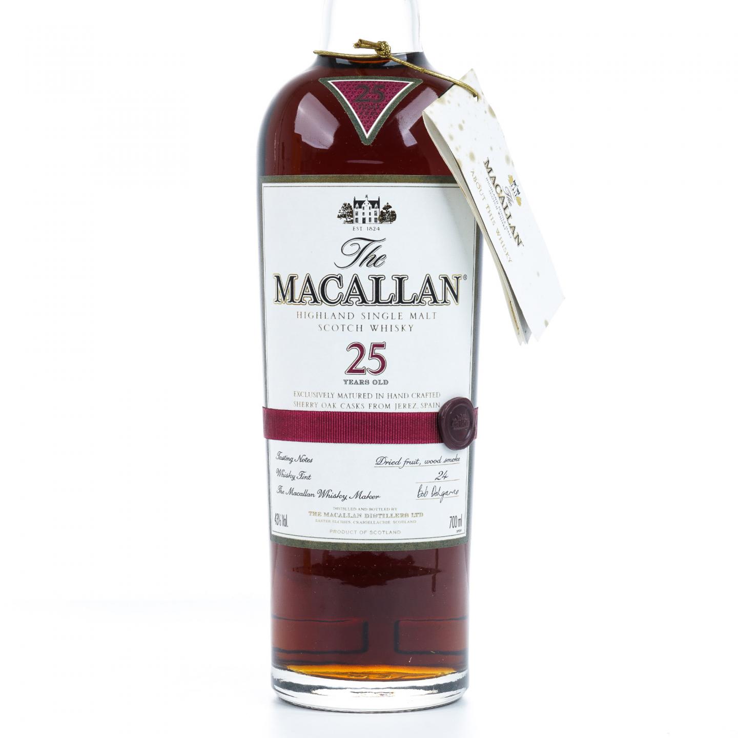 Macallan 麦卡伦 25年 红腰带 木盒