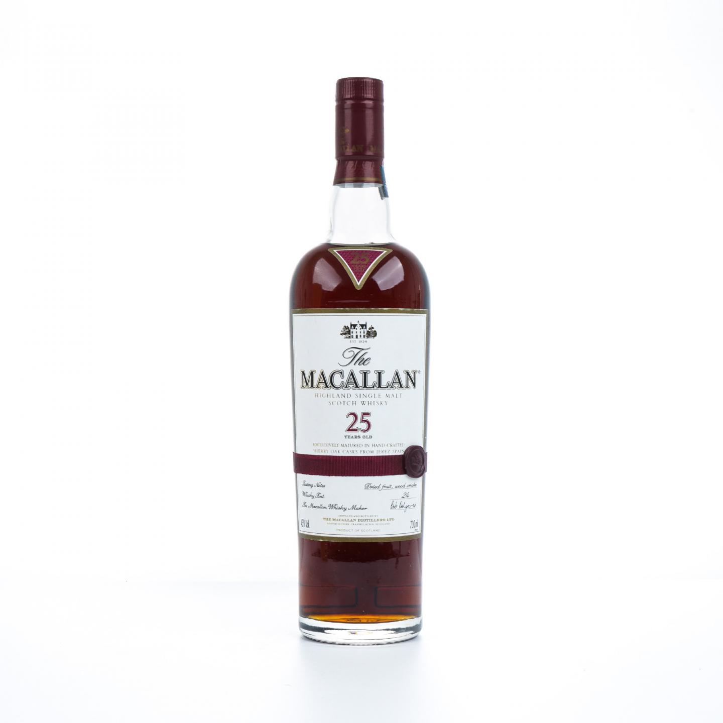 Macallan 麦卡伦 25年 红腰带 木盒 700ml