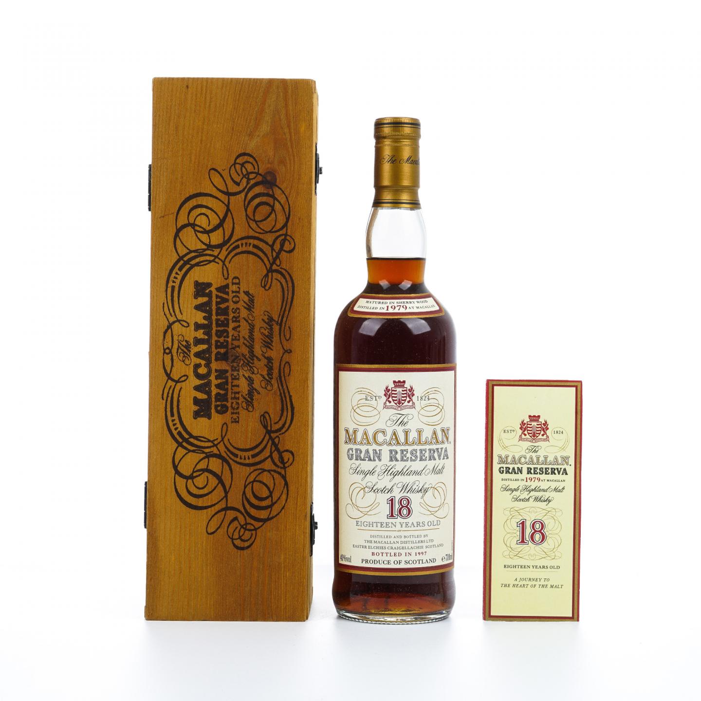 Macallan 麦卡伦 18年 1979-1997 Gran Reserva 雪莉桶