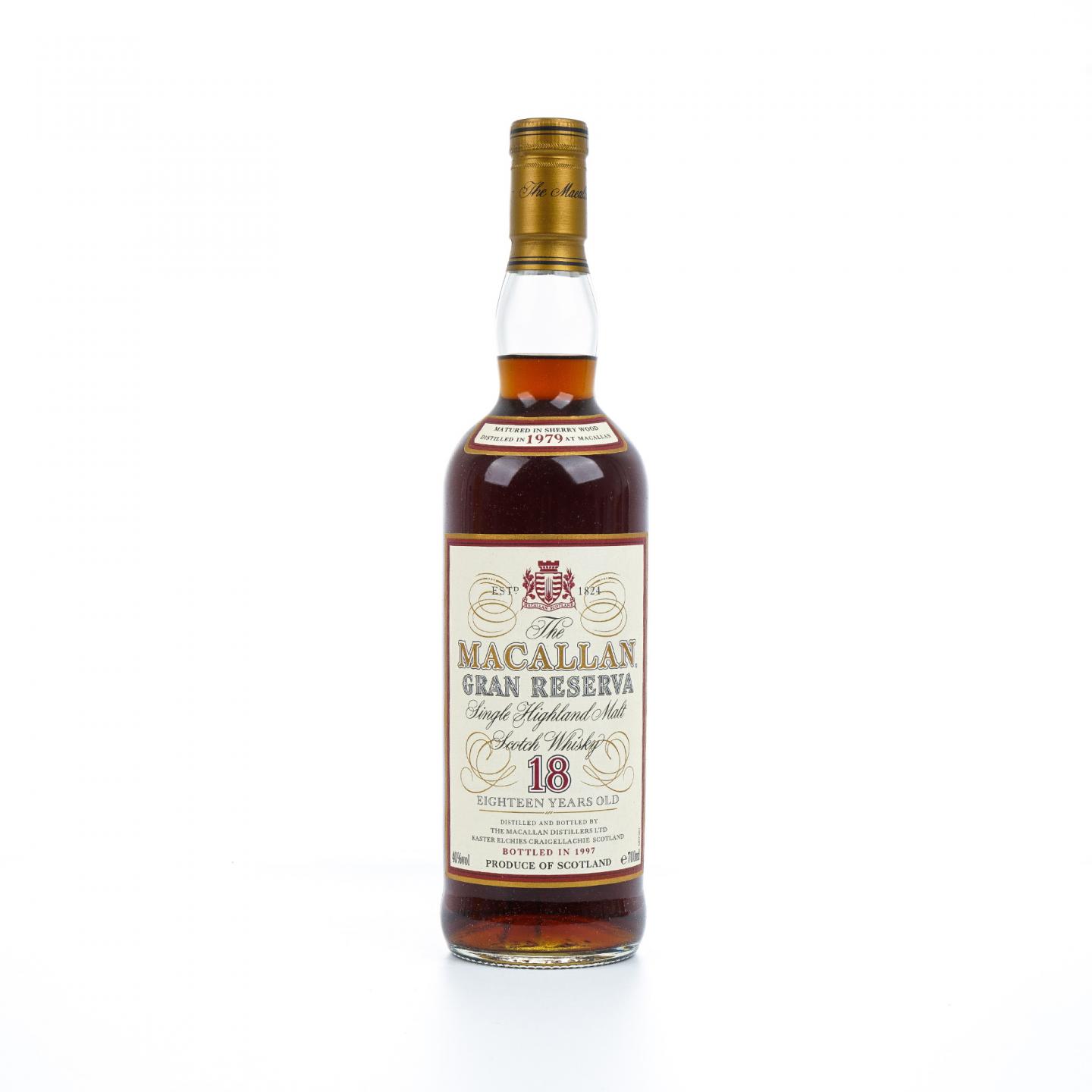 Macallan 麦卡伦 18年 1979-1997 Gran Reserva 雪莉桶
