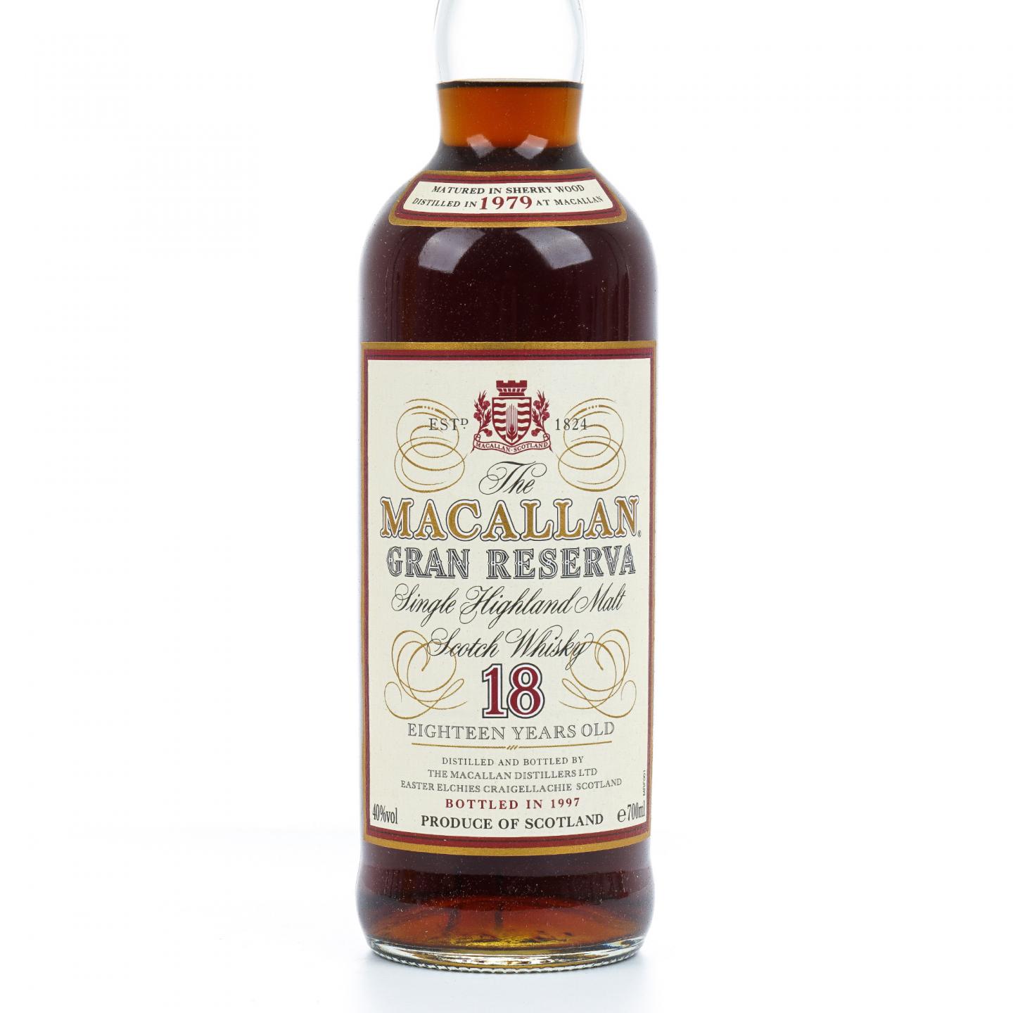 Macallan 麦卡伦 18年 1979-1997 Gran Reserva 雪莉桶