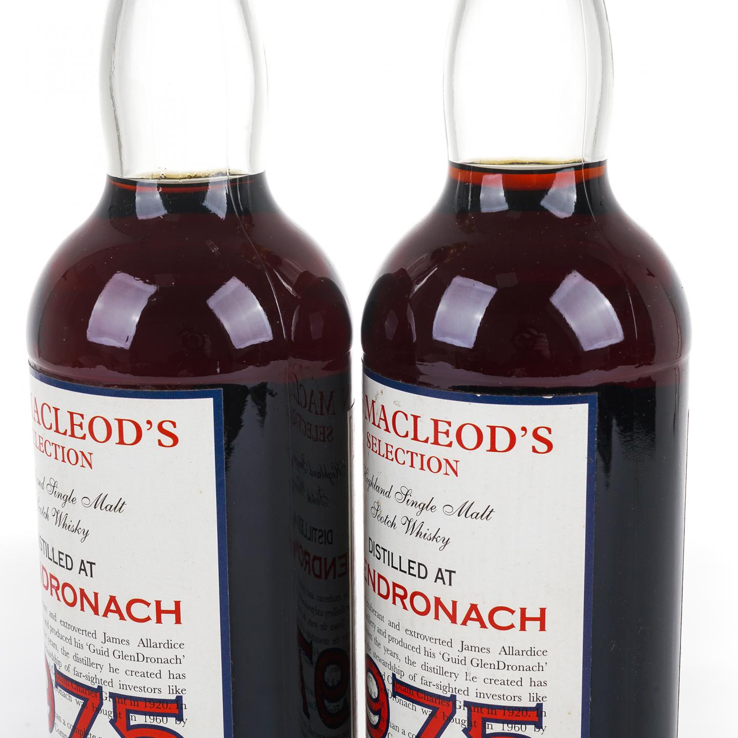 Glendronach 格兰多纳 1975-2009 Ian Macleod 2瓶组