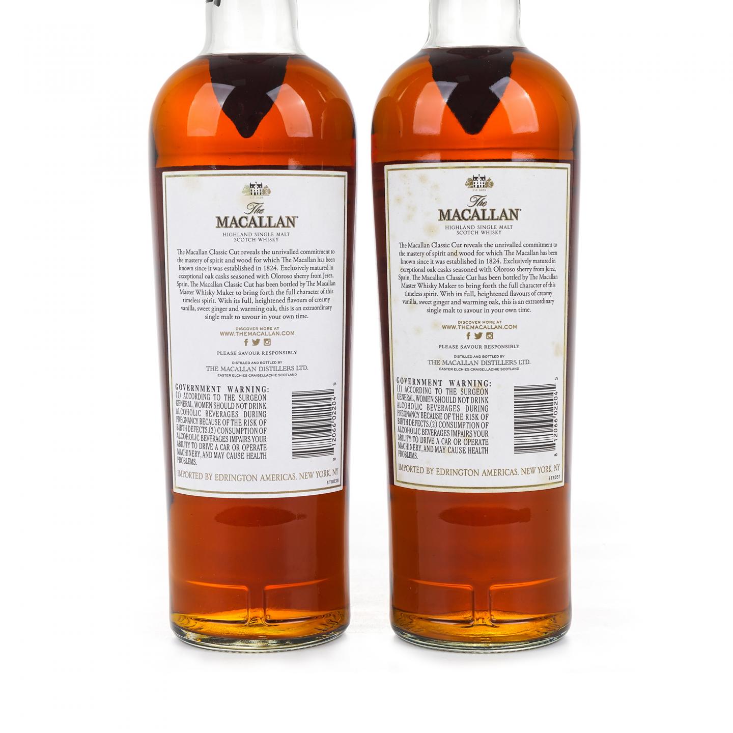 Macallan 麦卡伦 Classic Cut 2017 750ml*2瓶组