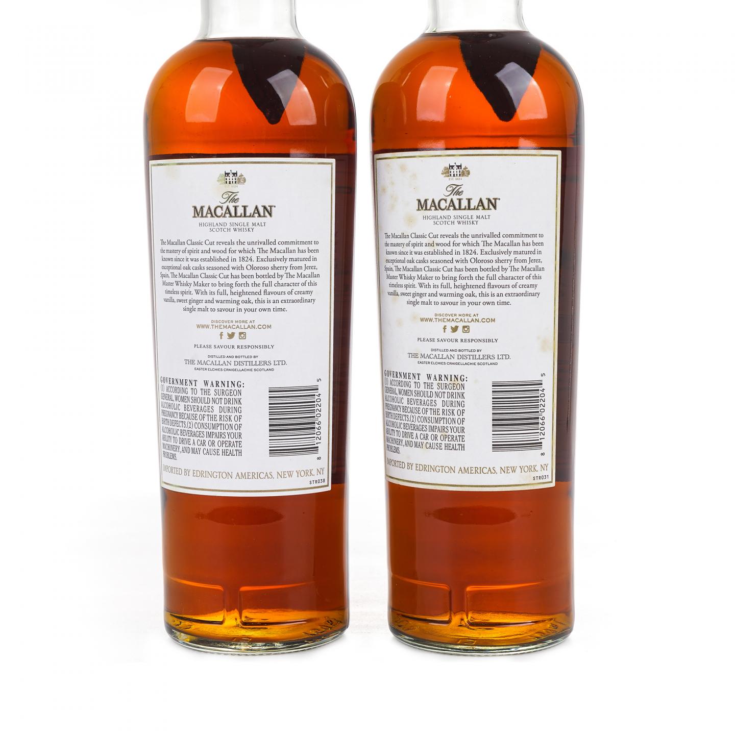 Macallan 麦卡伦 Classic Cut 2017 750ml*2瓶组