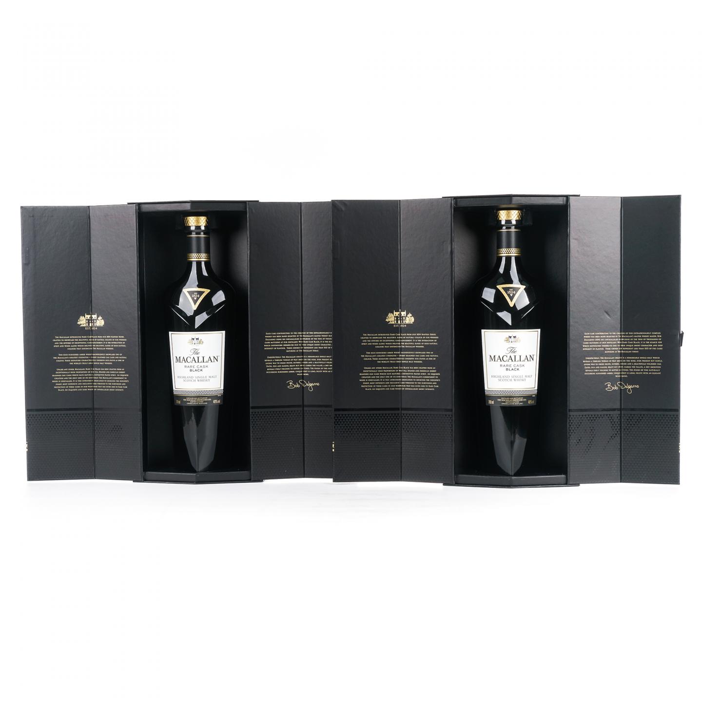 Macallan 麦卡伦 黑钻 Rare Cask Black 1824系列 2瓶组