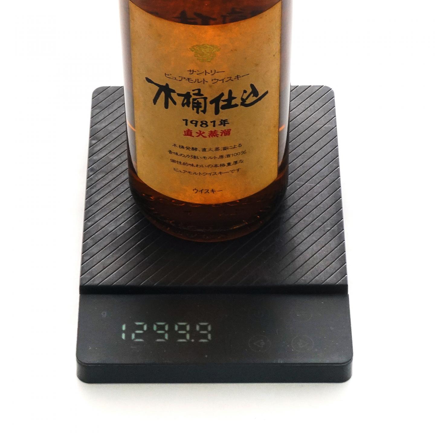 三得利 木桶仕込 1981 金花标 750ML