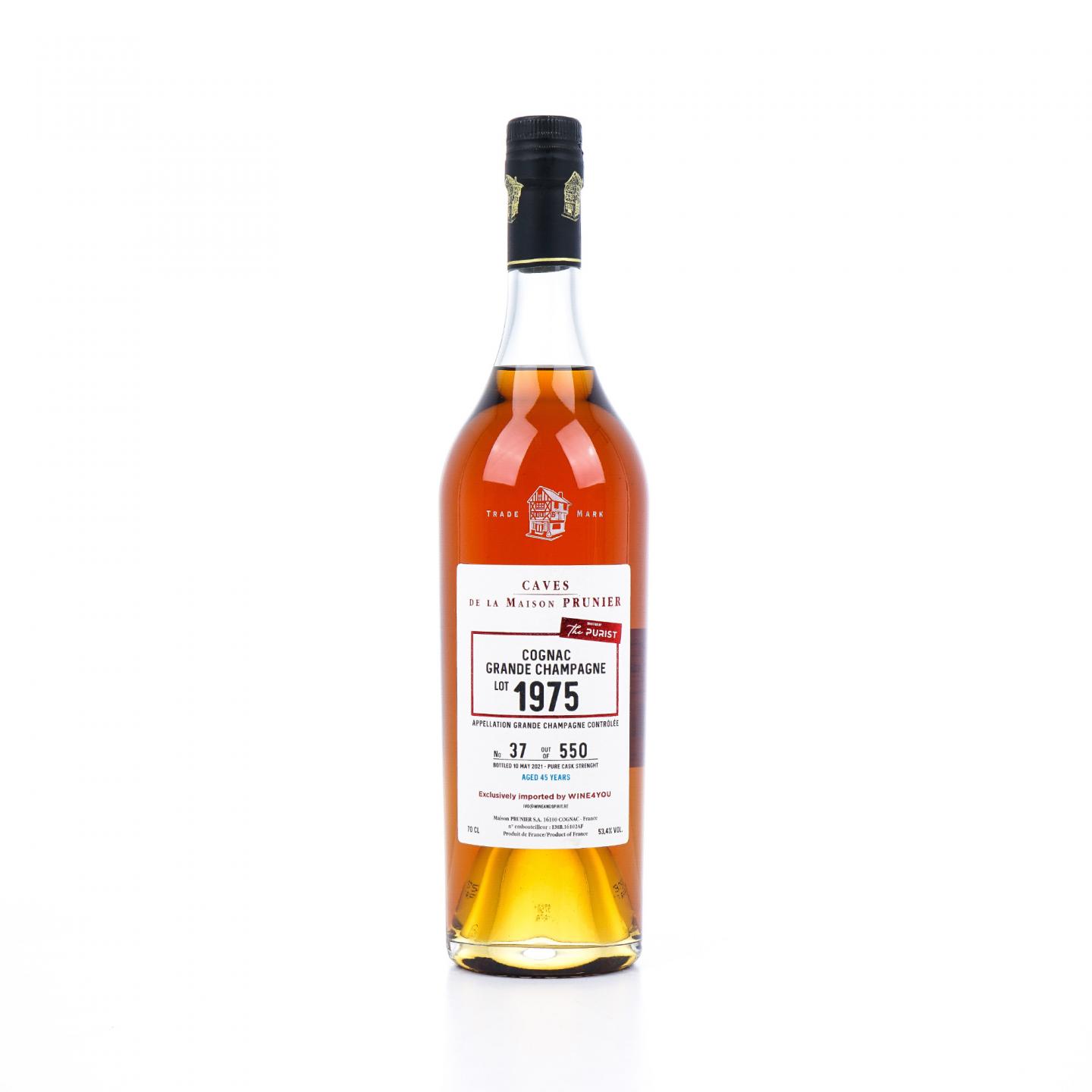 Prunier 普诺尼 45年 1975-2021 大香槟区 干邑 Wine4you