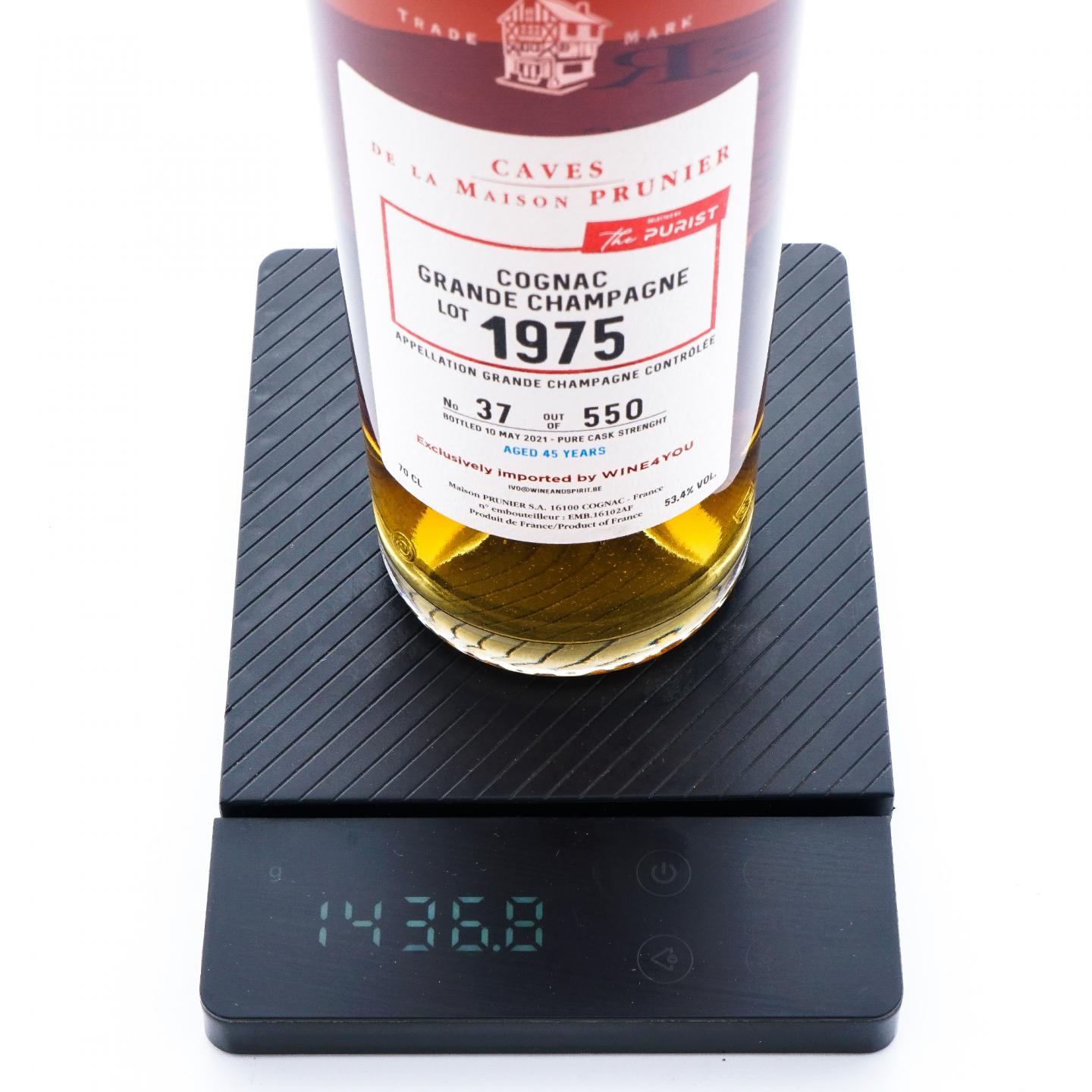 Prunier 普诺尼 45年 1975-2021 大香槟区 干邑 Wine4you