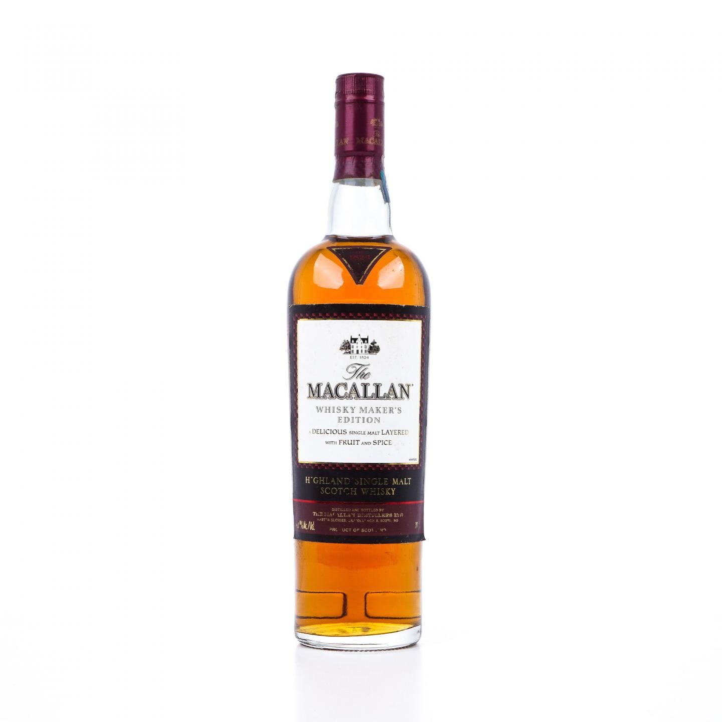 Macallan 麦卡伦 1824系列 Whisky Maker's Edition