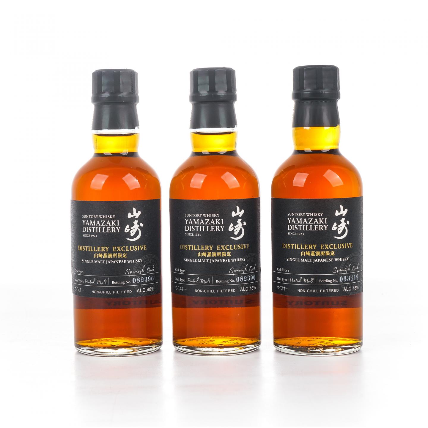 【中样】山崎蒸馏所限定 Peated Malt 180ml*3支组