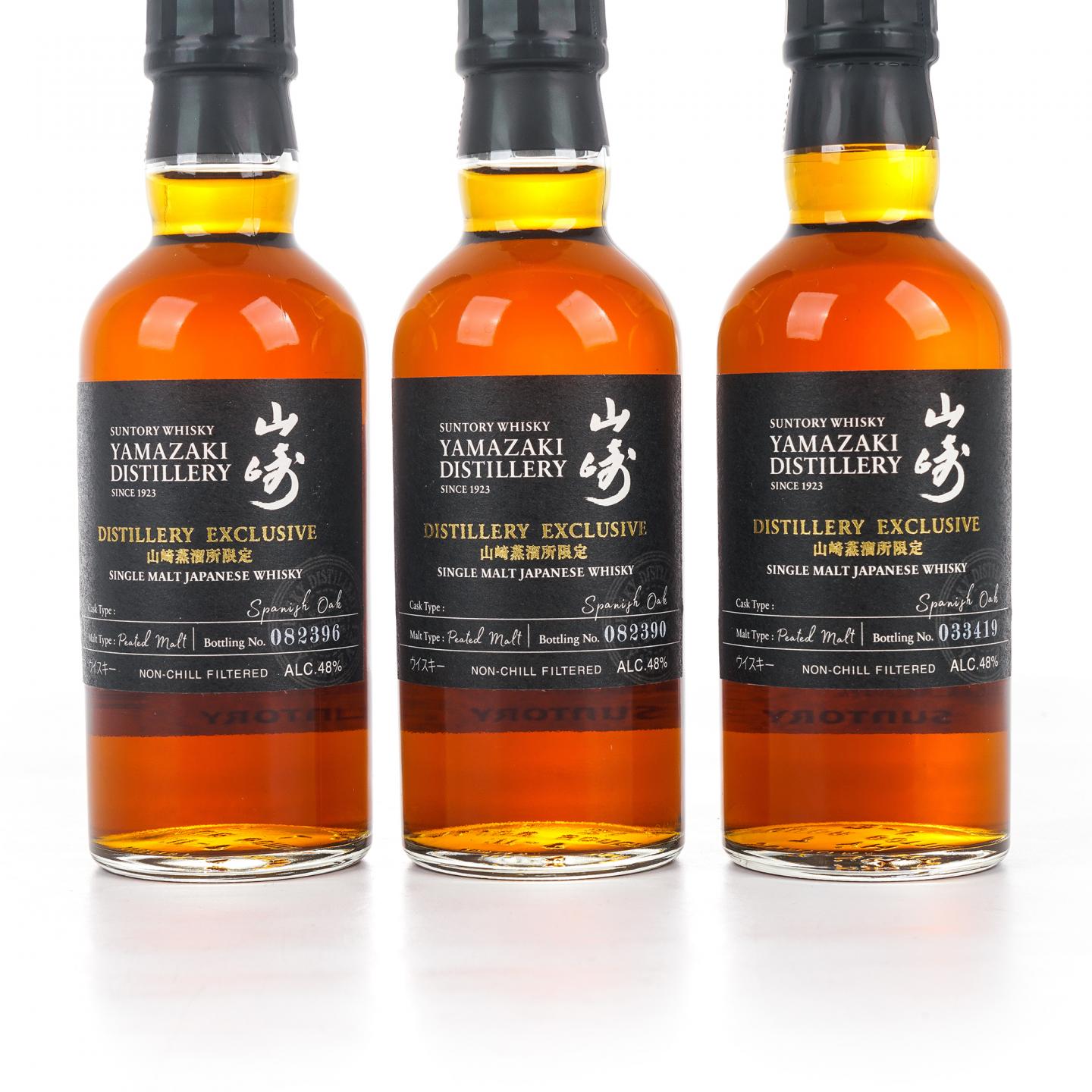 【中样】山崎蒸馏所限定 Peated Malt 180ml*3支组