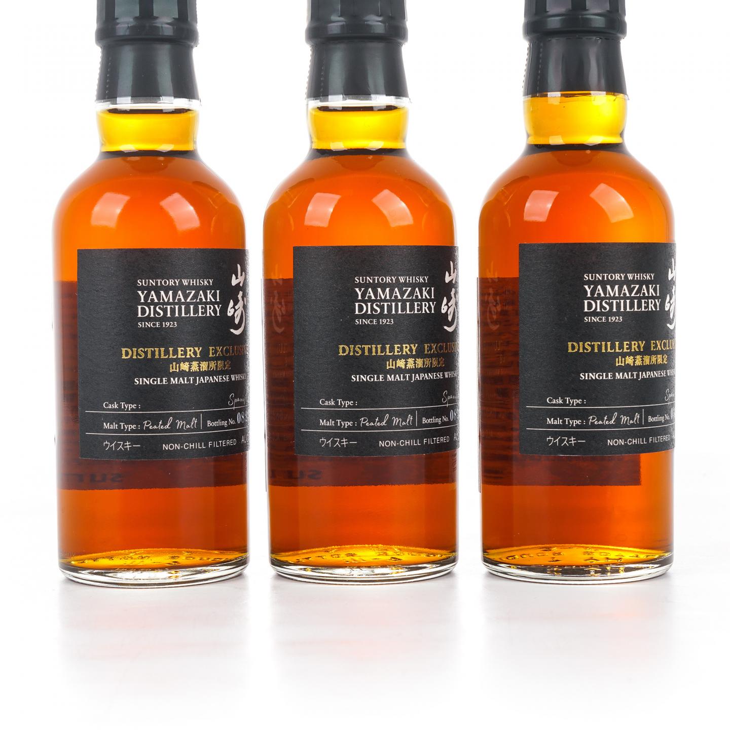 【中样】山崎蒸馏所限定 Peated Malt 180ml*3支组