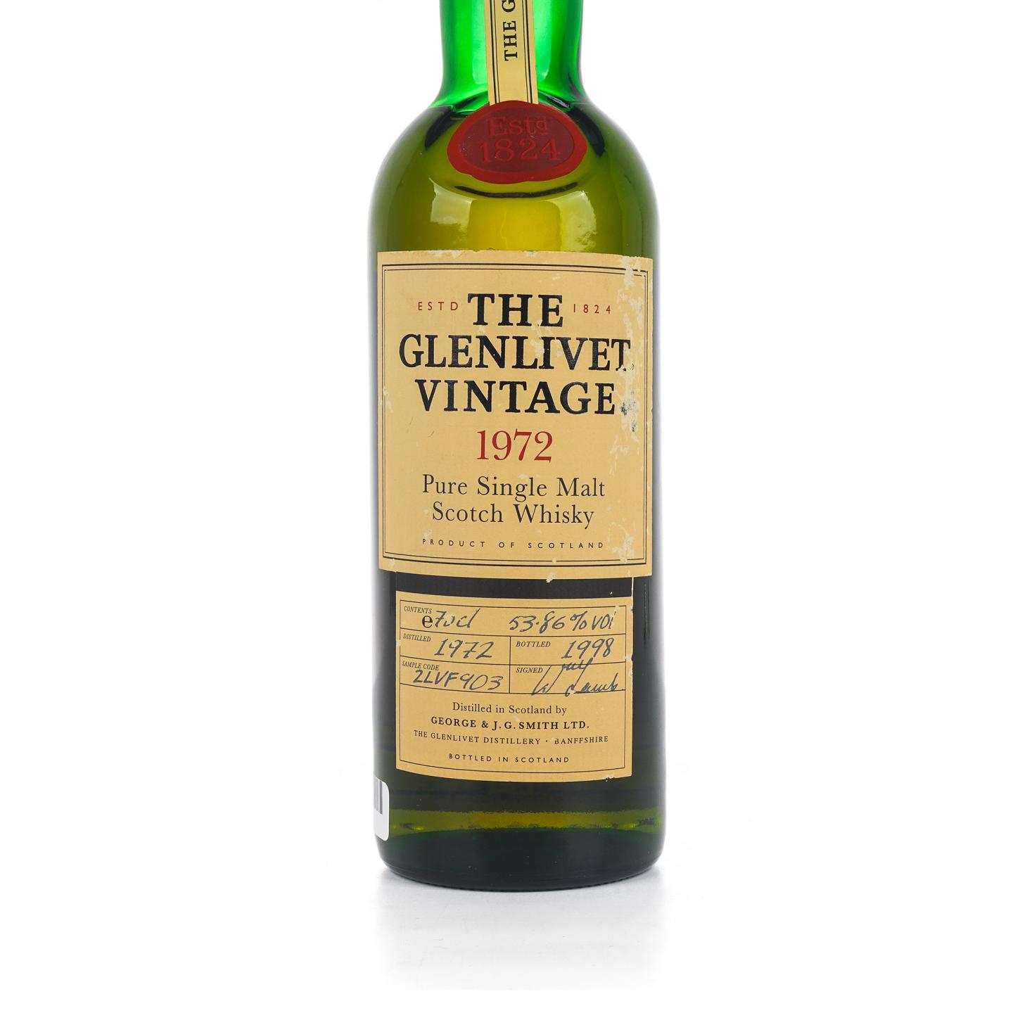Glenlivet 格兰威特 1972-1998 Vintage