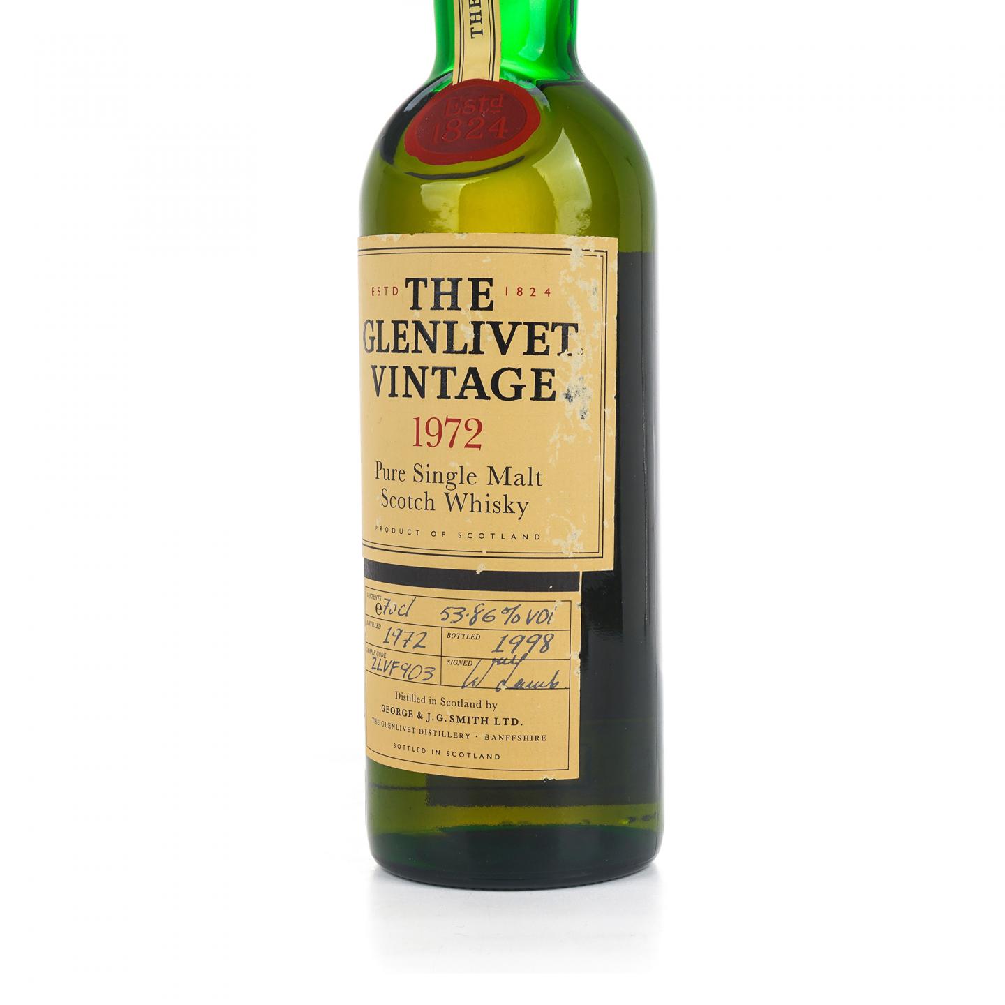 Glenlivet 格兰威特 1972-1998 Vintage