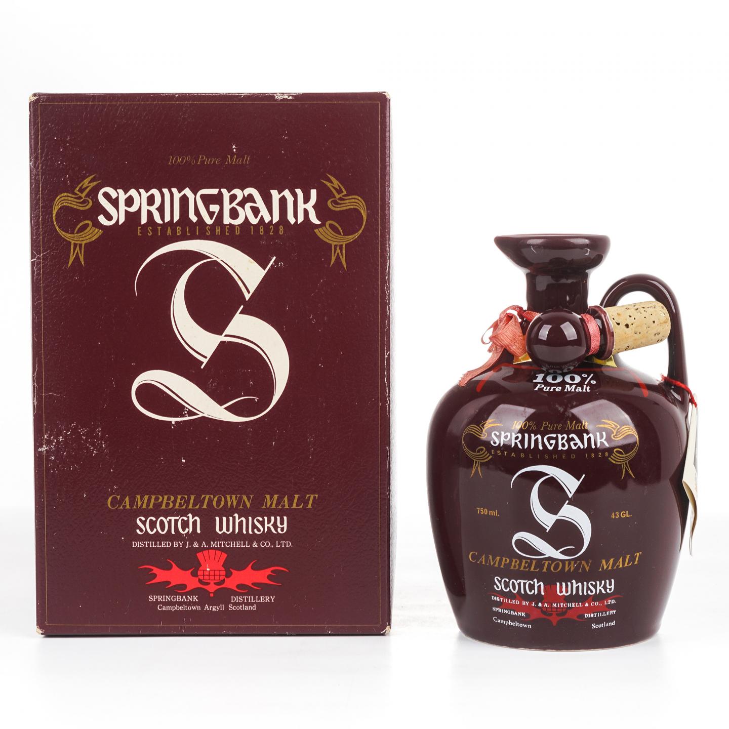 Springbank 云顶 100% Pure Malt 陶瓷瓶 750ml