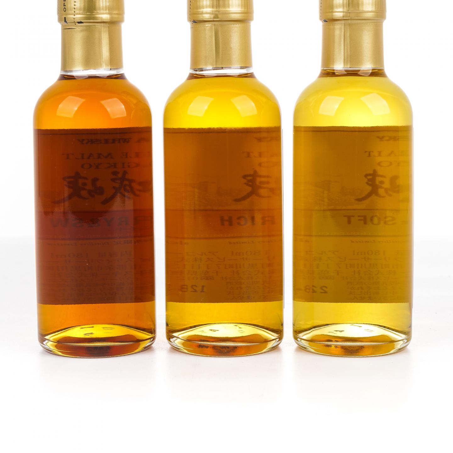 【中样】宫城峡 风味桶 Distillery Limited 180ml*3支组