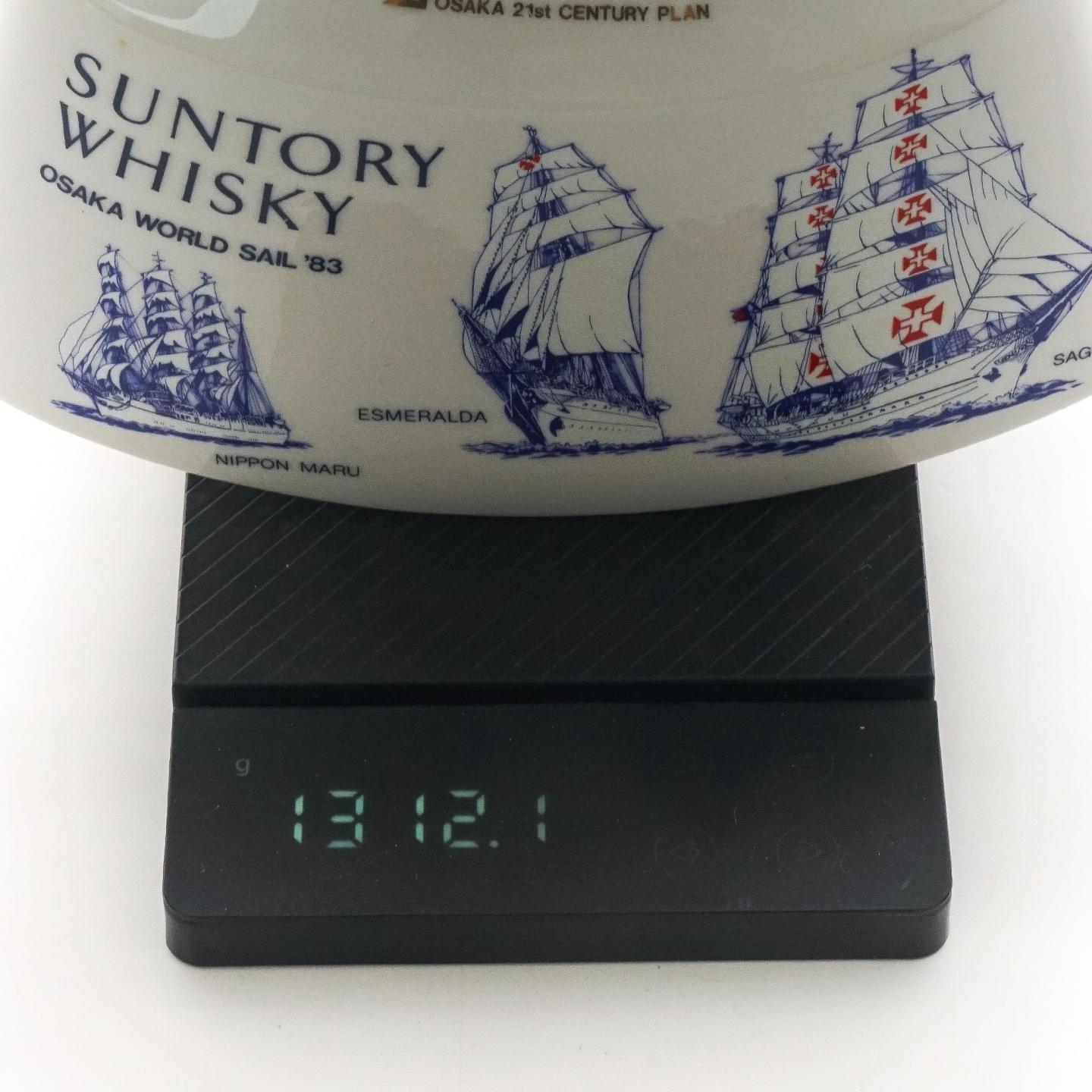 三得利 双狮特级 1983年大阪第21届世界帆船锦标赛纪念