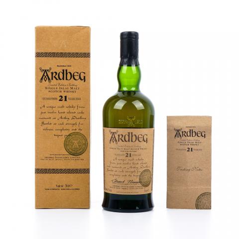 Ardbeg 阿贝 21年 2001 会员版 桶强