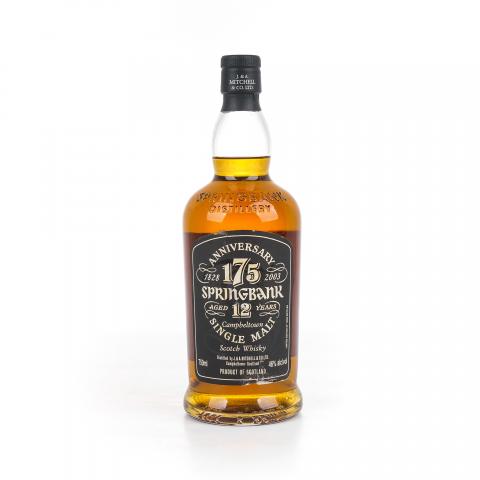 Springbank 云顶 12年 2003 175周年纪念 750ml