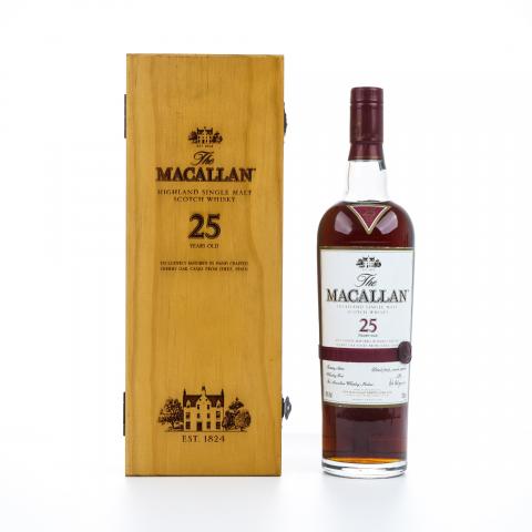 Macallan 麦卡伦 25年 红腰带 木盒 700ml