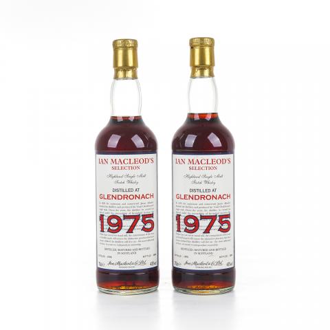 Glendronach 格兰多纳 1975-2009 Ian Macleod 2瓶组