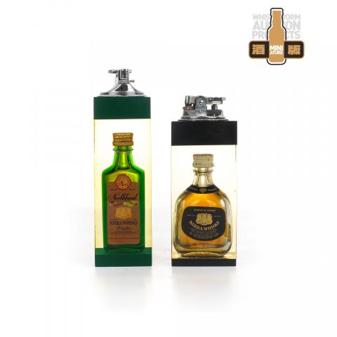 【酒版】Nikka 双狮标 打火机造型 50ml*2瓶组