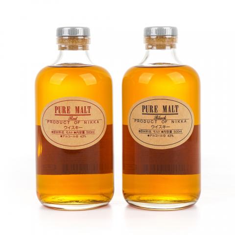 Nikka Pure Malt 红黑标 500ml*2支组