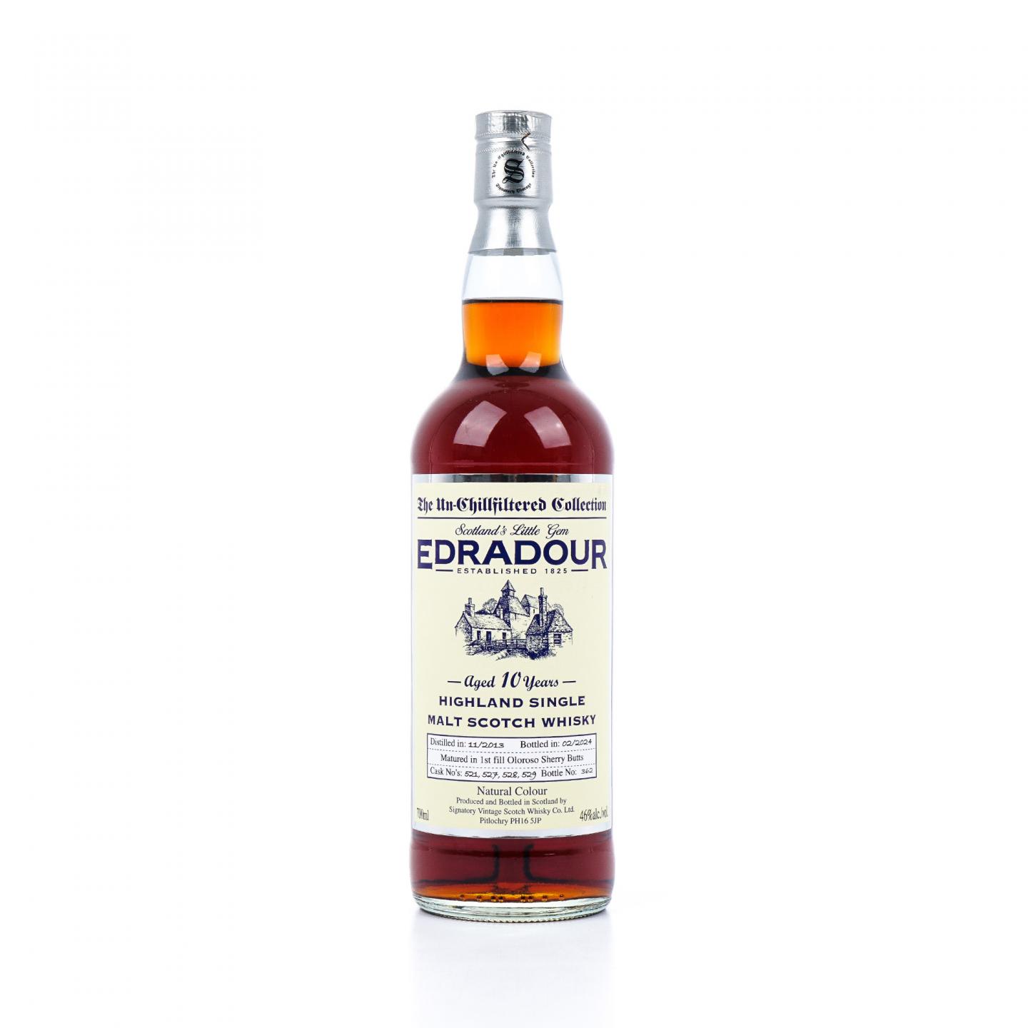 Edradour 埃德拉多尔 10年 2013-2024 SV 雪莉桶