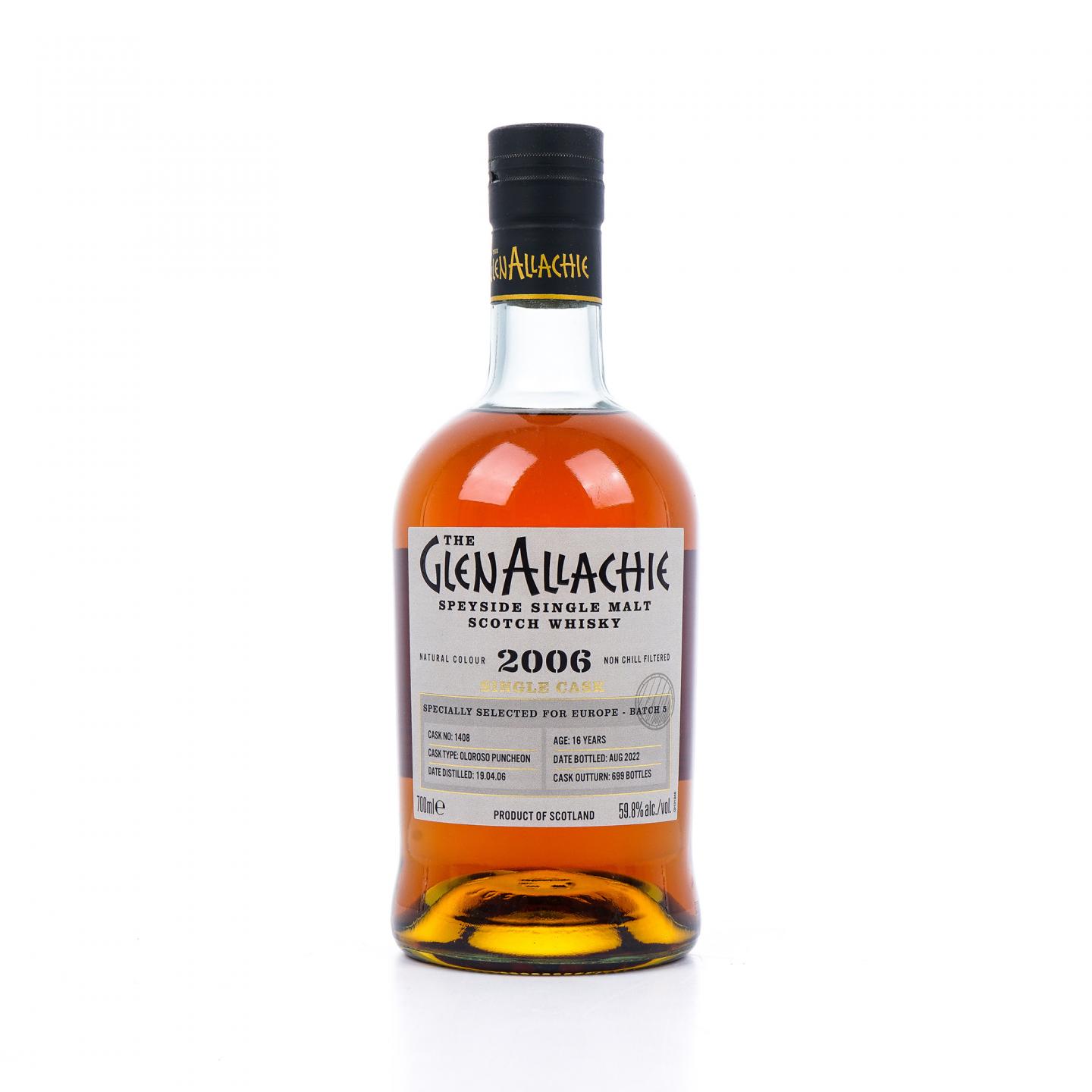 Glenallachie 格兰纳里奇 16年 2006-2022 雪莉单桶#1408