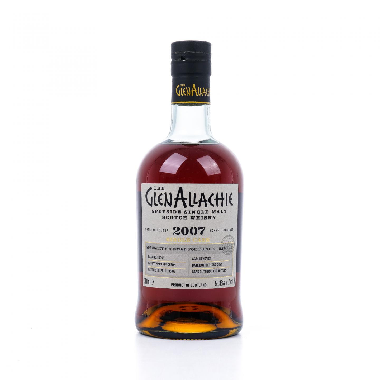Glenallachie 格兰纳里奇 15年 2007-2022 雪莉单桶#800467