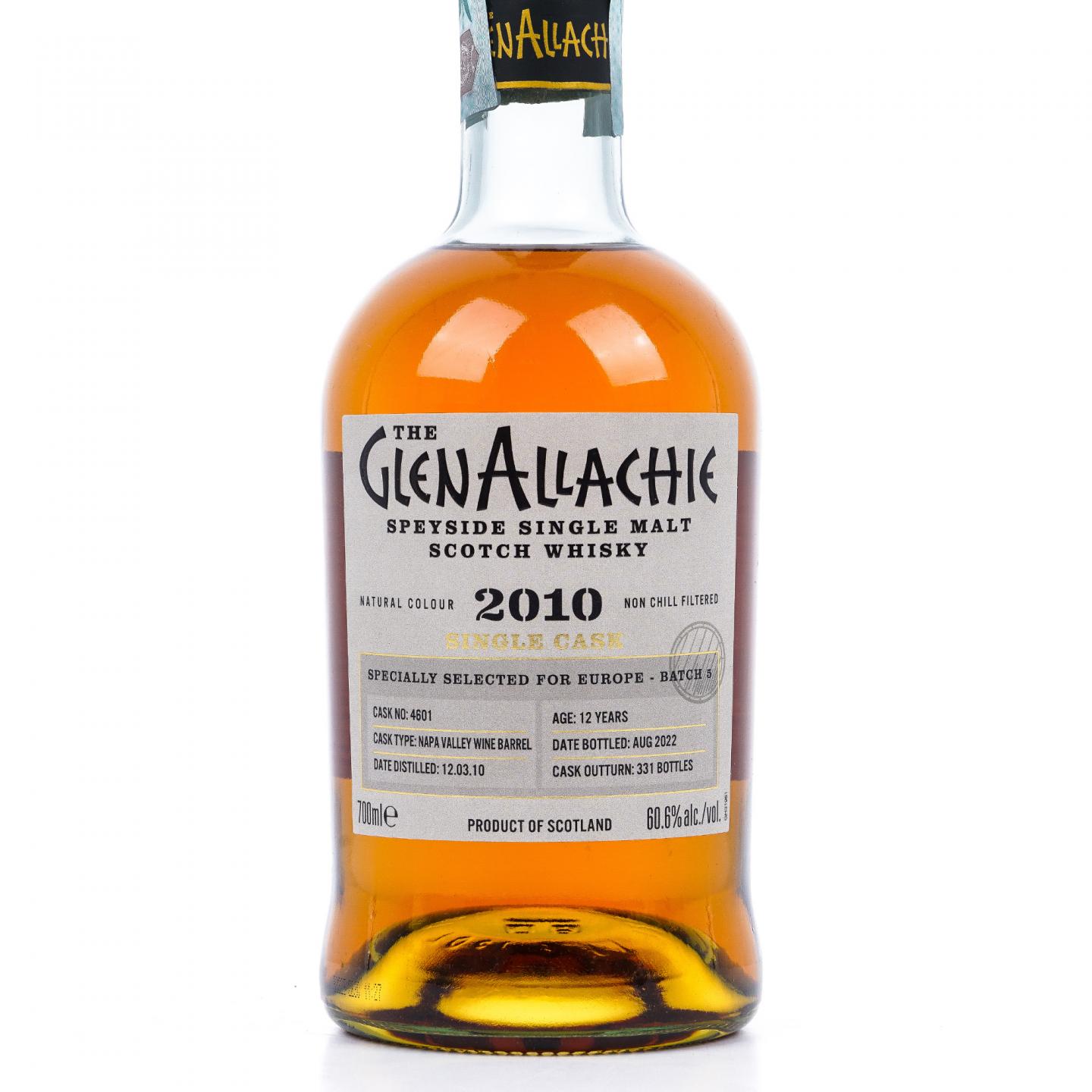 Glenallachie 格兰纳里奇 12年 2010-2022 单桶#4601