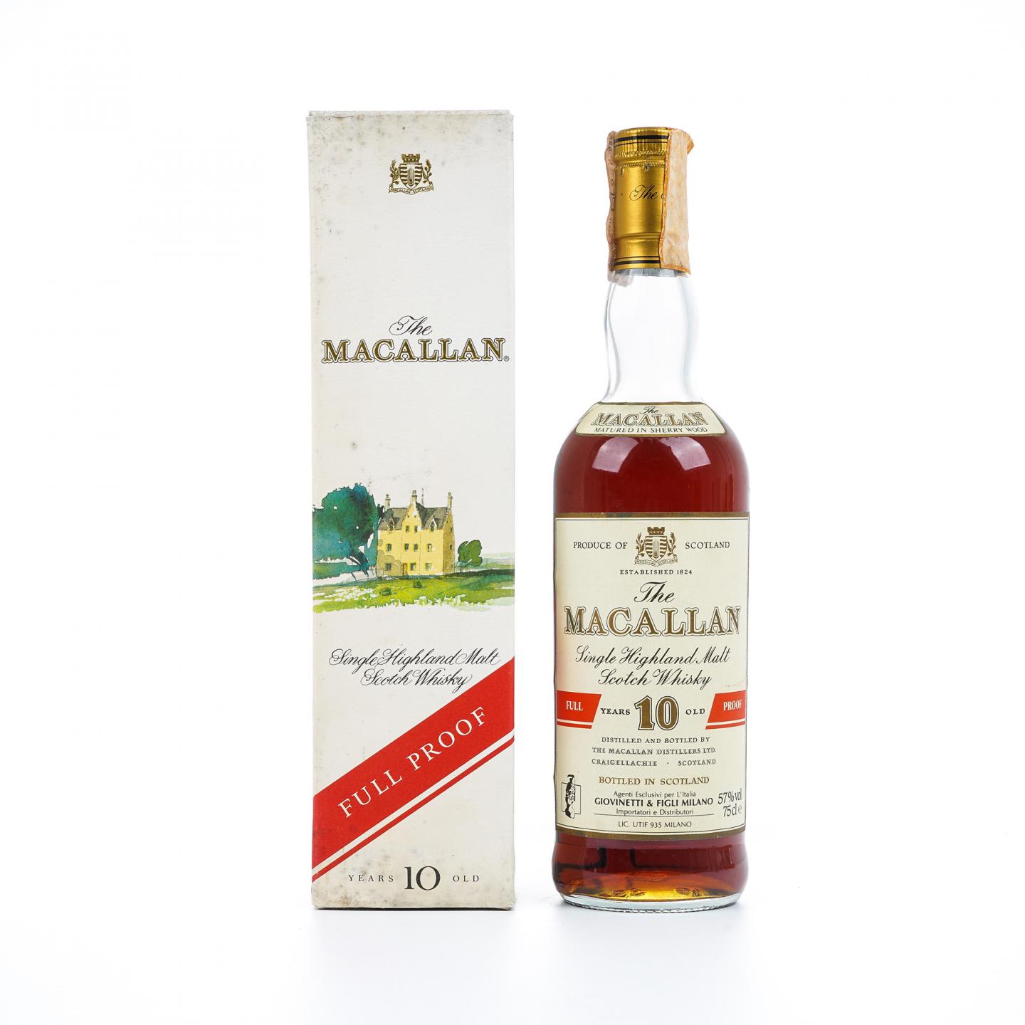 Macallan 麦卡伦 10年 Full Proof 750ml