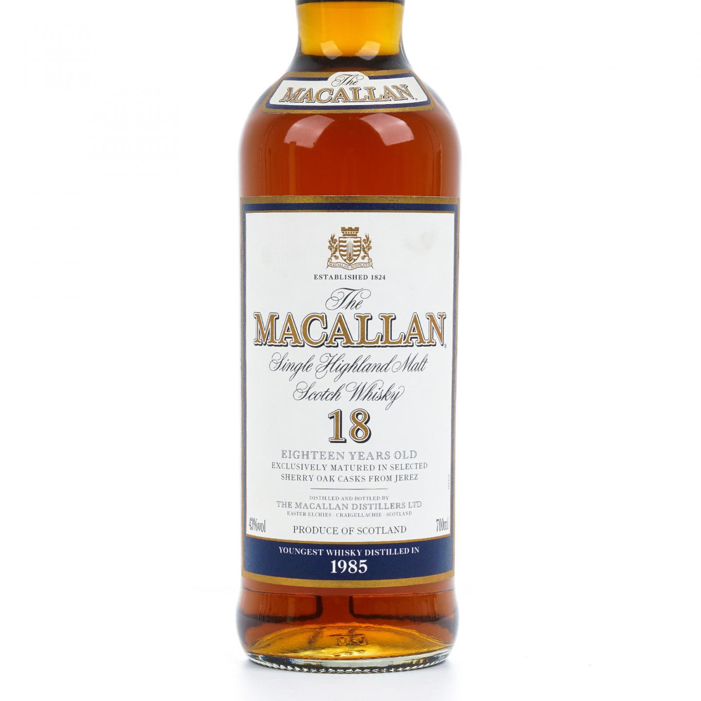 Macallan 麦卡伦 18年 1985 雪莉桶