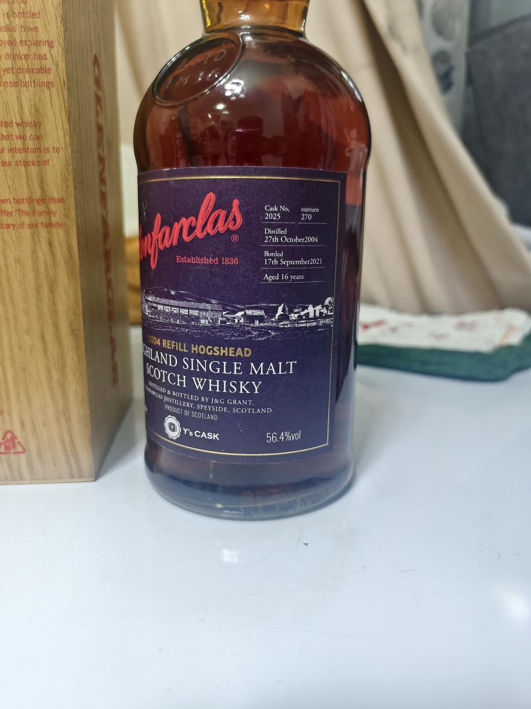 Y'S包桶 格兰花格2004-2021雪莉家族桶