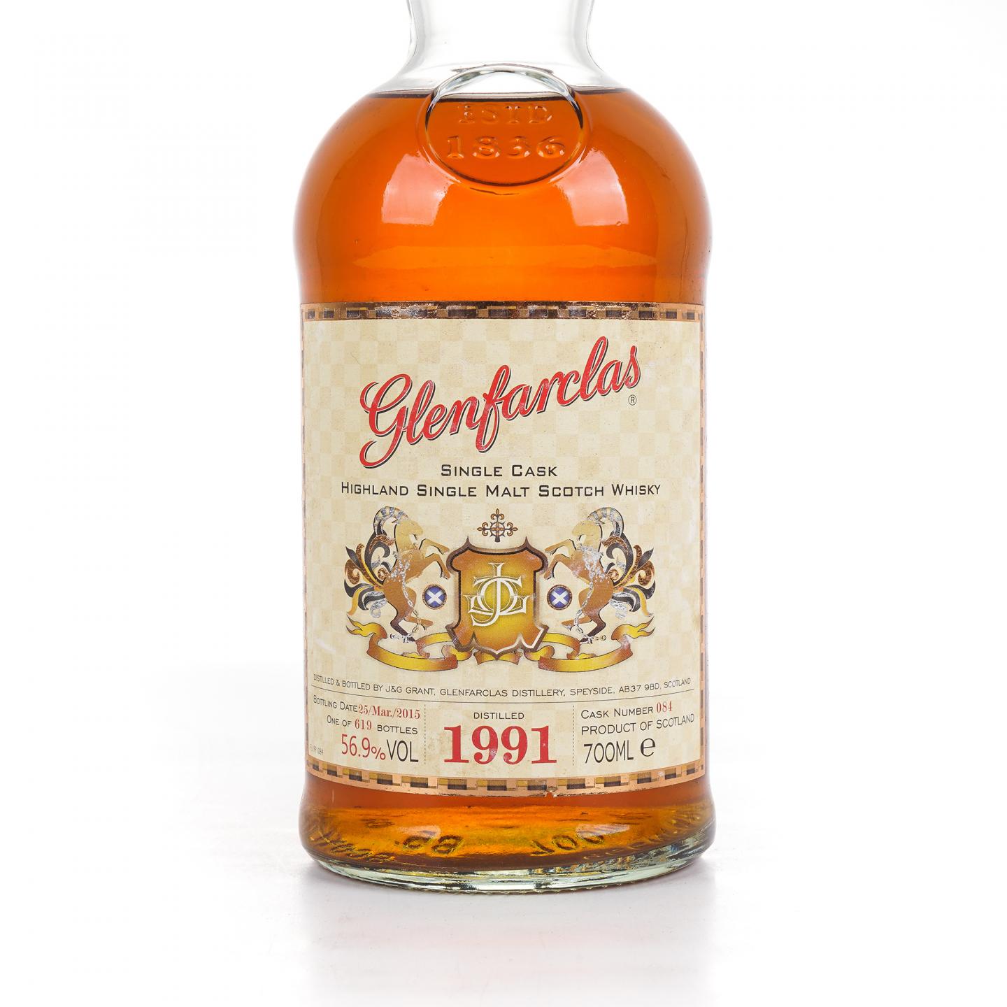 Glenfarclas 格兰花格 1991-2015 单桶#084 700ml