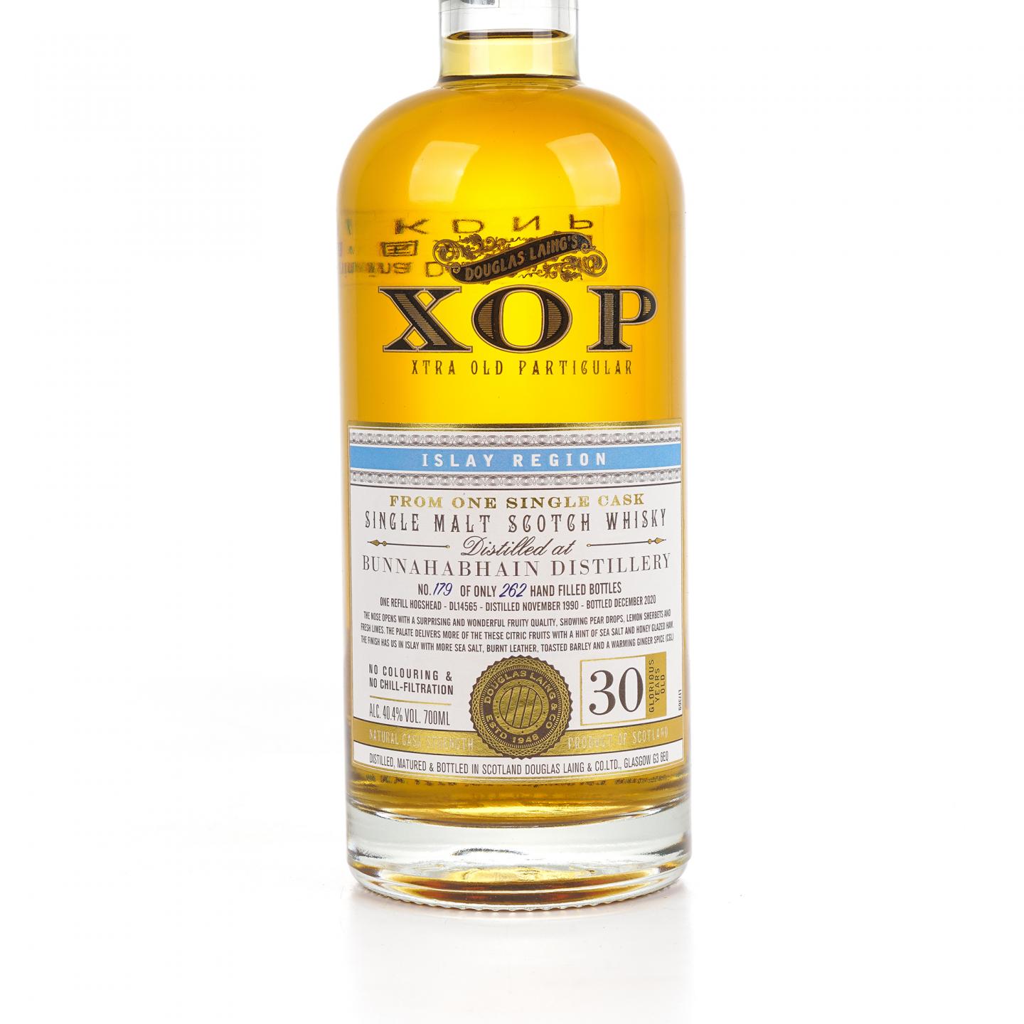 Bunnahabhain 布纳哈本 30年 1990-2020 DL XOP