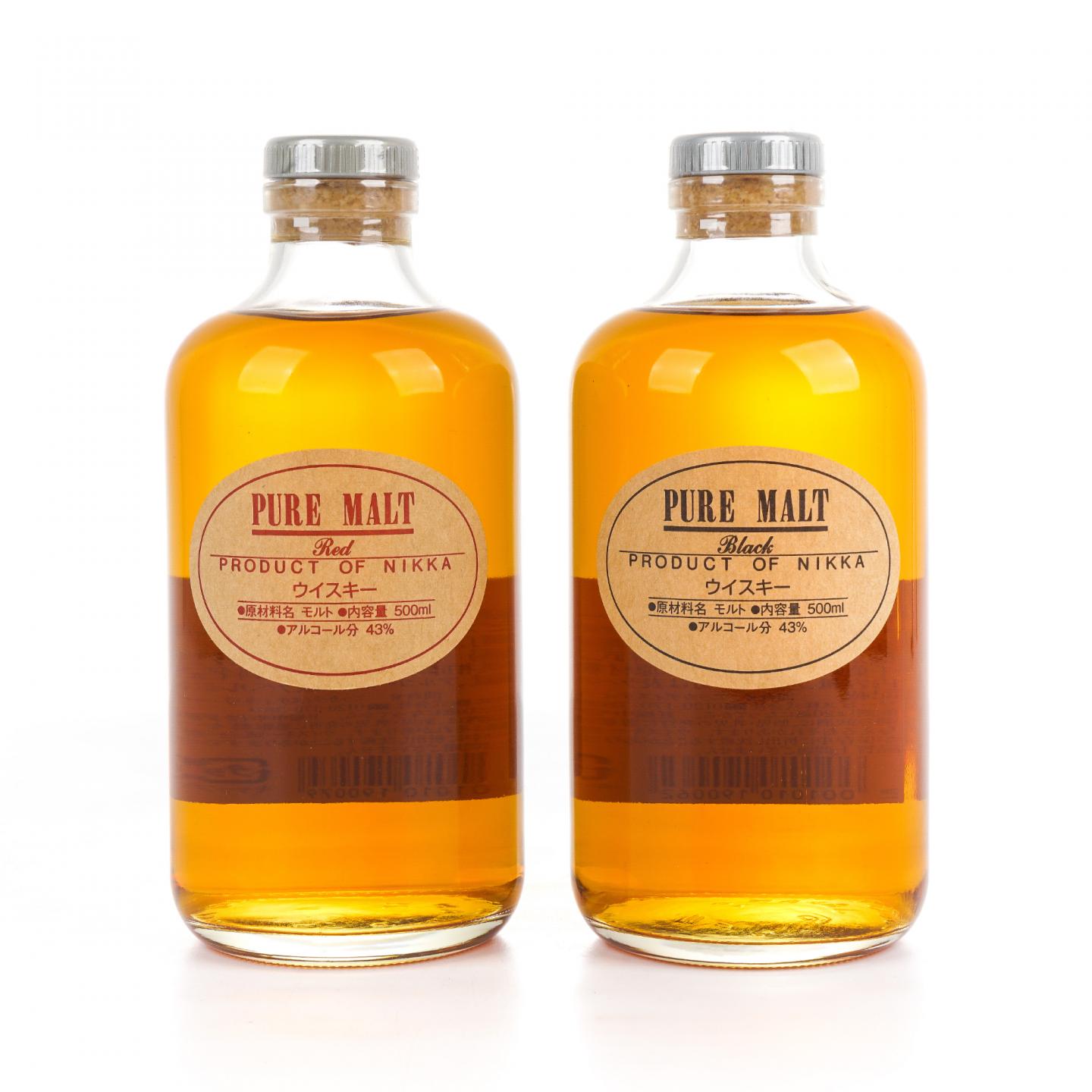 Nikka Red/Black Pure Malt 500ml*2瓶组