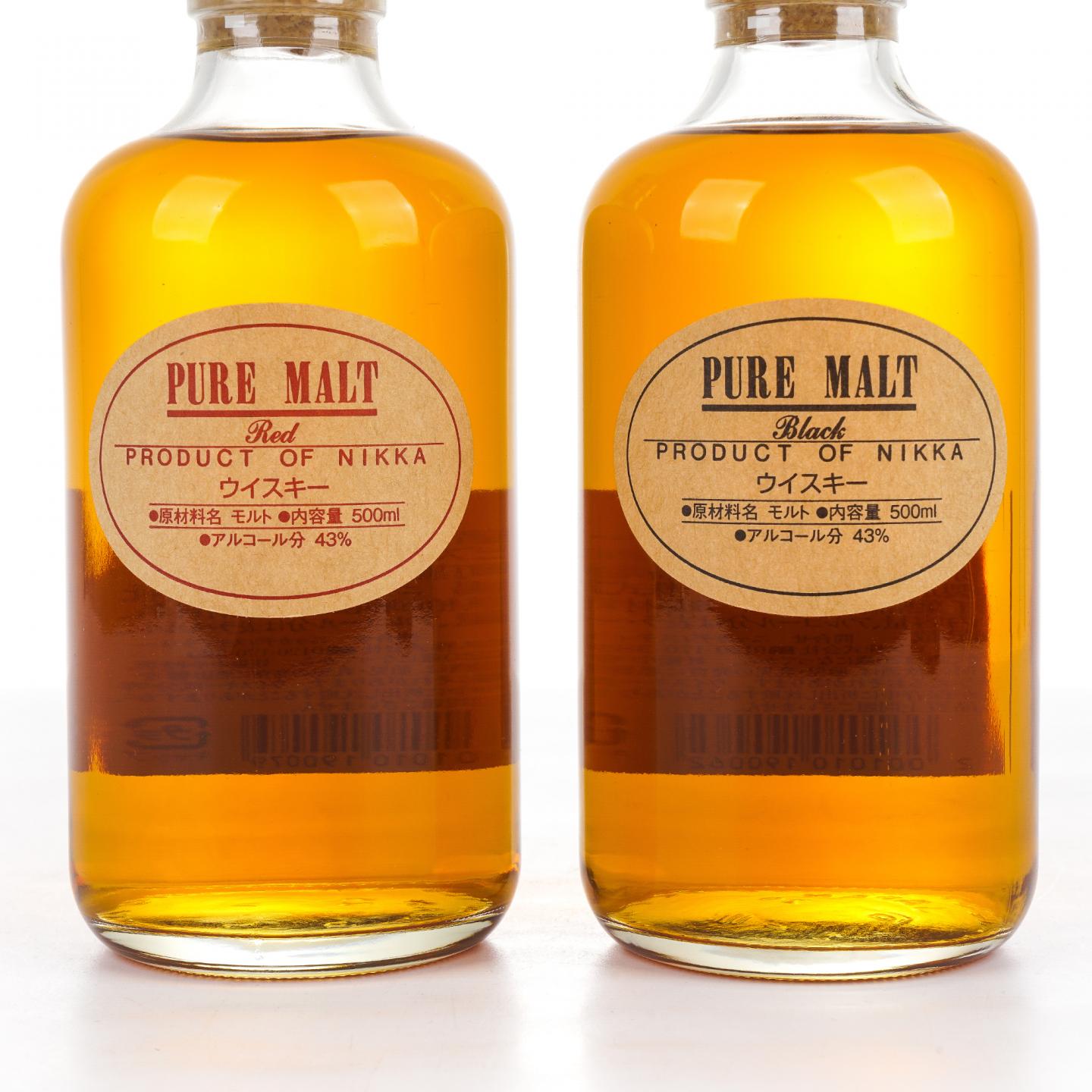 Nikka Red/Black Pure Malt 500ml*2瓶组