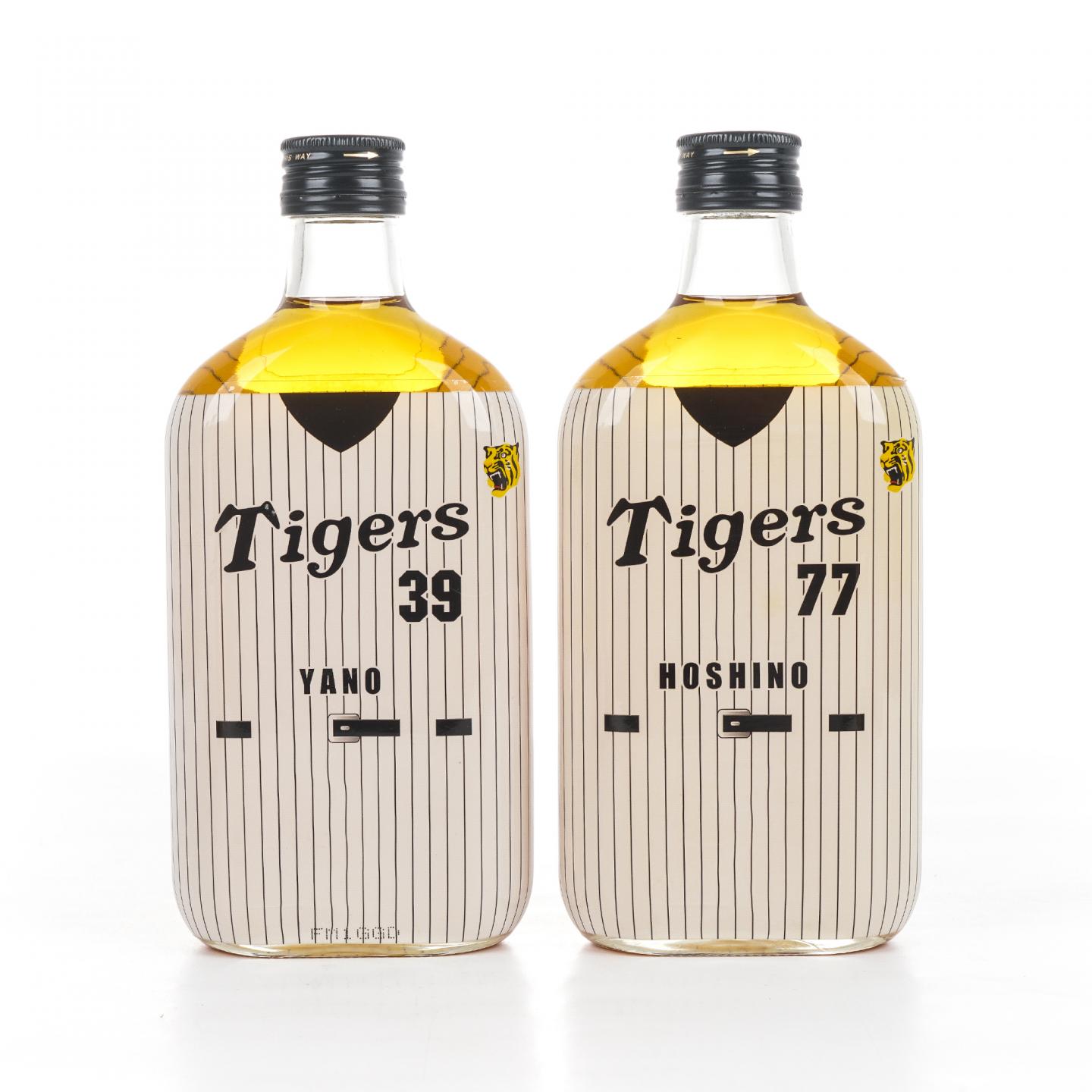 轻井泽 阪神虎队2003夺冠纪念 6/8/39/77号球员 5瓶组*360ml